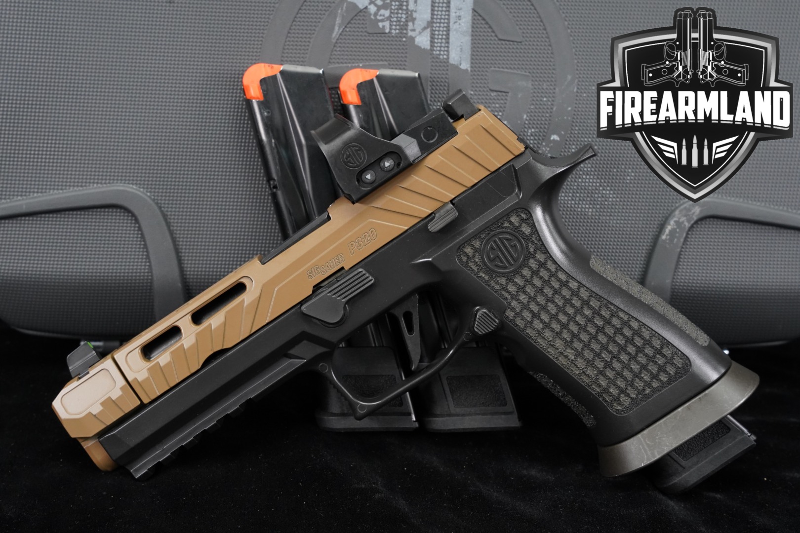 2024 Sig Sauer P320 Spectre Comp Custom Works 9mm Luger Coyote Tan in Excellent Condition Thumbnail