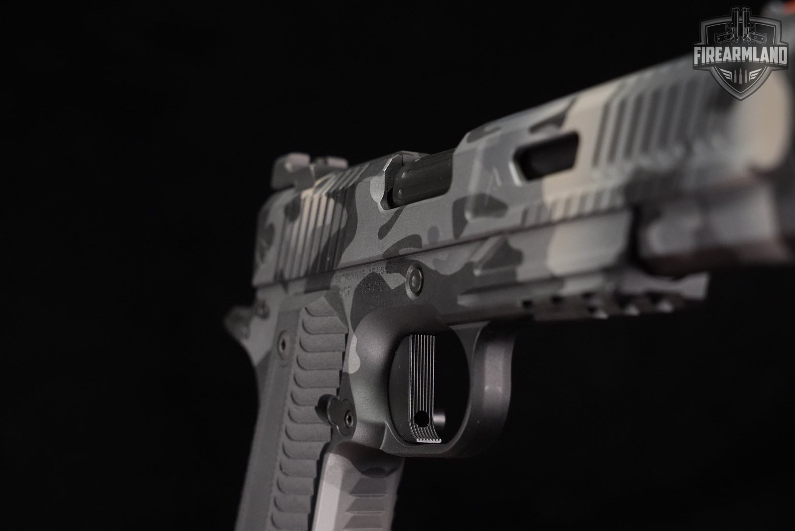 LIKE-NEW NIGHTHAWK Custom Agent 2 IOS 10mm 1911 Grey/Black Camo +TWO MAGS-img-11