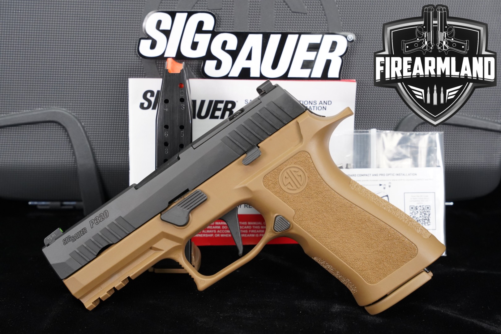 Sig Sauer P320 XSeries XCarry 9mm Luger Two-Tone FDE in Excellent Condition Thumbnail