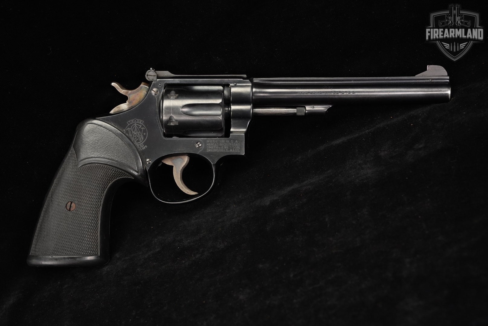 1948 Smith & Wesson K-22 Masterpiece pre-Model 17 S&W 22LR 6" DA/SA K22 NRA-img-4