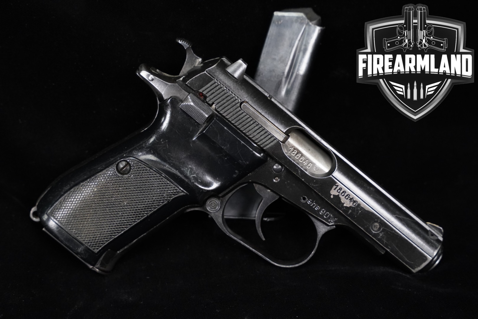 1990 CZ CZ 82 9x18mm Makarov Black in Good Condition Thumbnail
