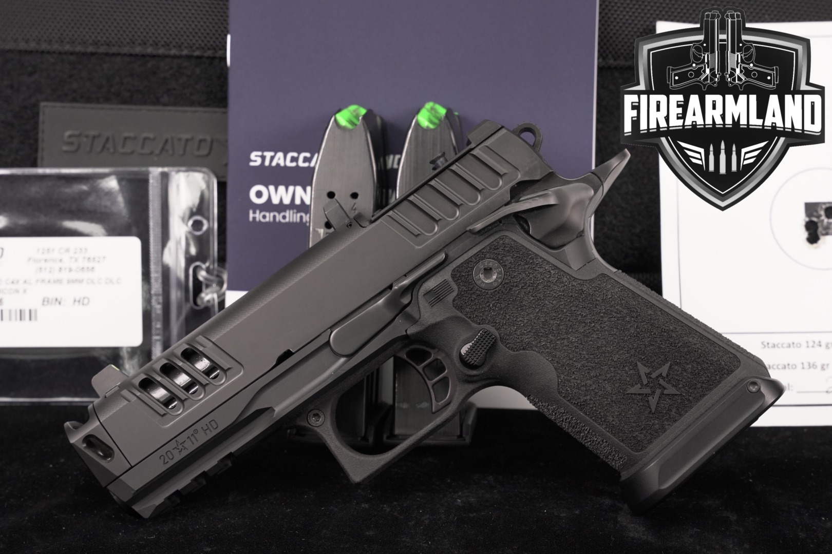 Staccato C4X HD 9mm Optics-Ready 4" STI C-4X 1911 2011 +3 MAGS & ORIG CASE-img-0