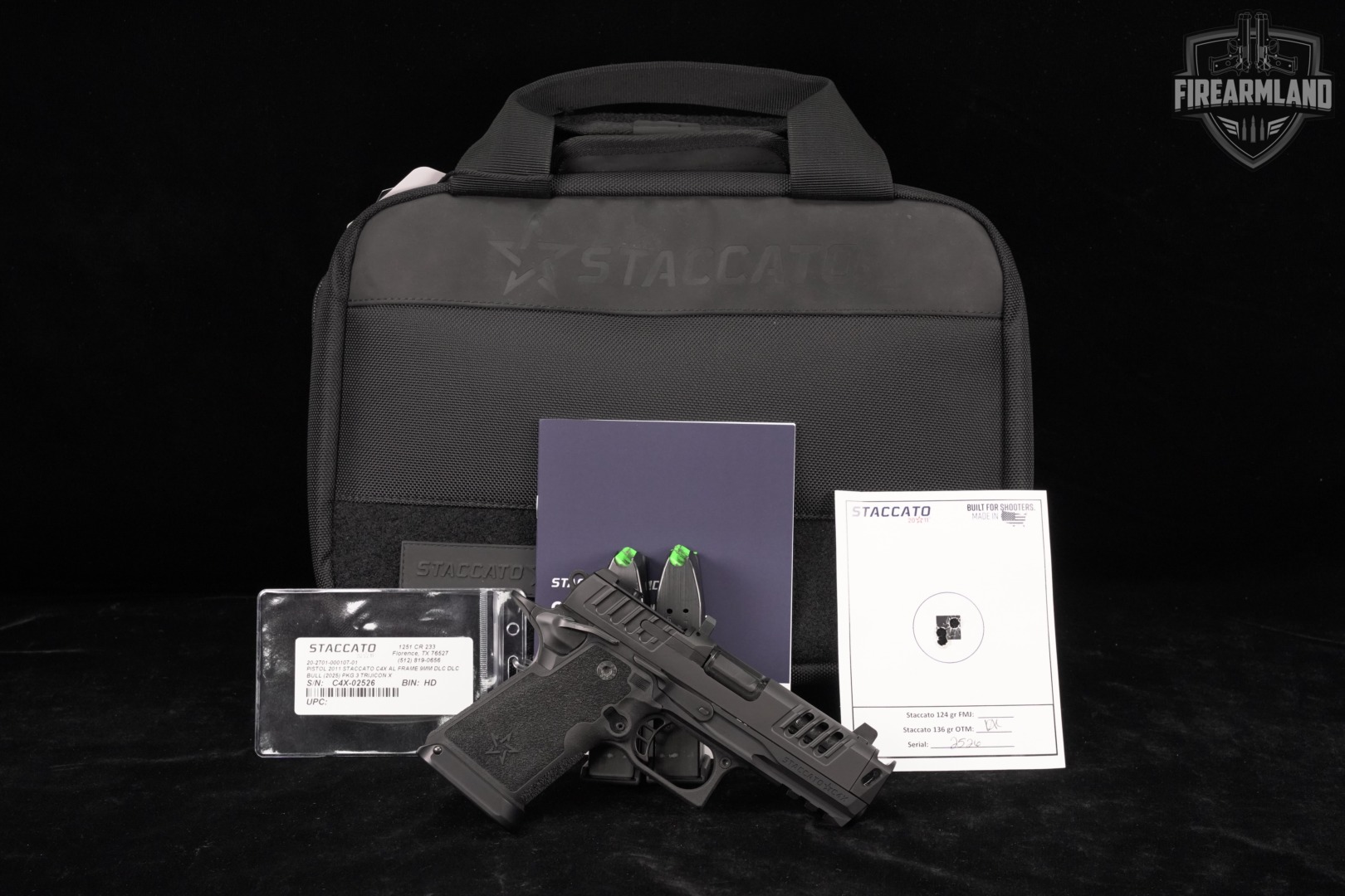 Staccato C4X HD 9mm Optics-Ready 4" STI C-4X 1911 2011 +3 MAGS & ORIG CASE-img-2