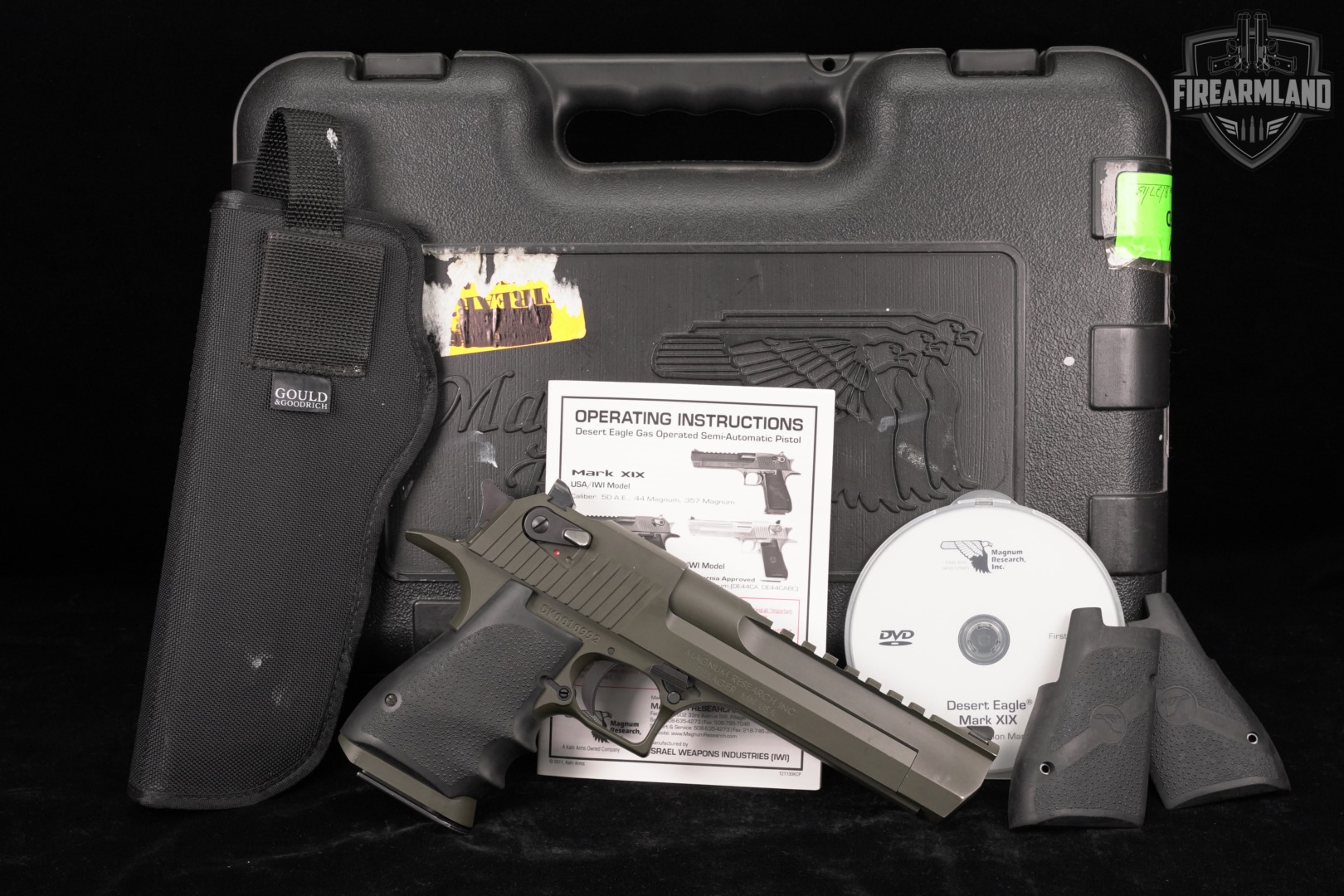 Magnum Research Desert Eagle Mark XIX 50 AE 6" MK 19 +ORIG CASE & HOLSTER-img-2