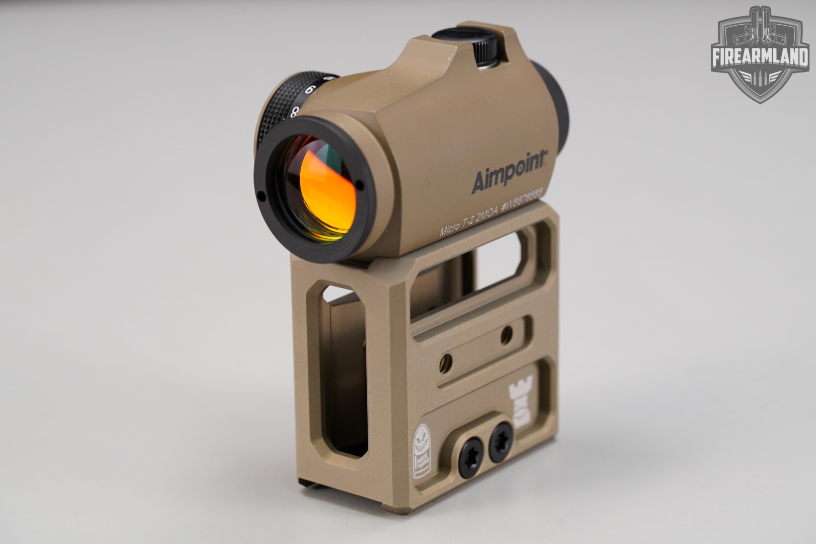 Used Aimpoint Micro T-2 FDE 2 MOA Red Dot Auction | FirearmLand