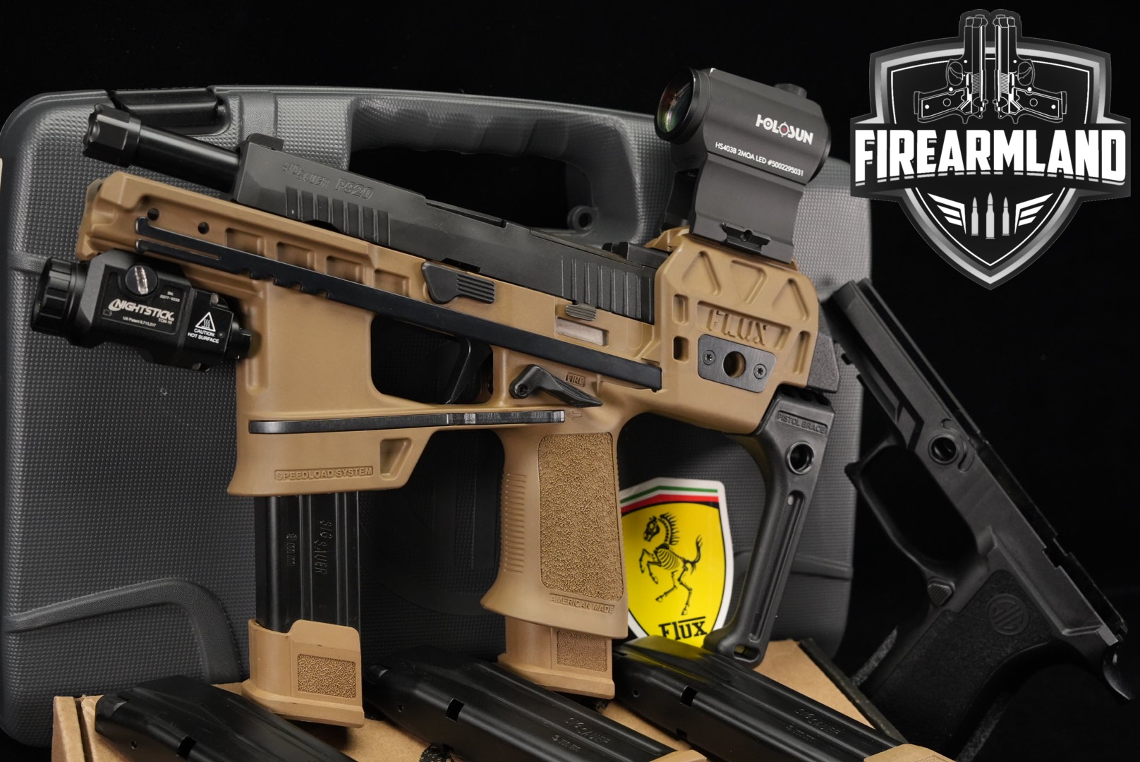 Sig Sauer P320 Flux Defense Raider 9mm Luger FDE in Excellent Condition Thumbnail