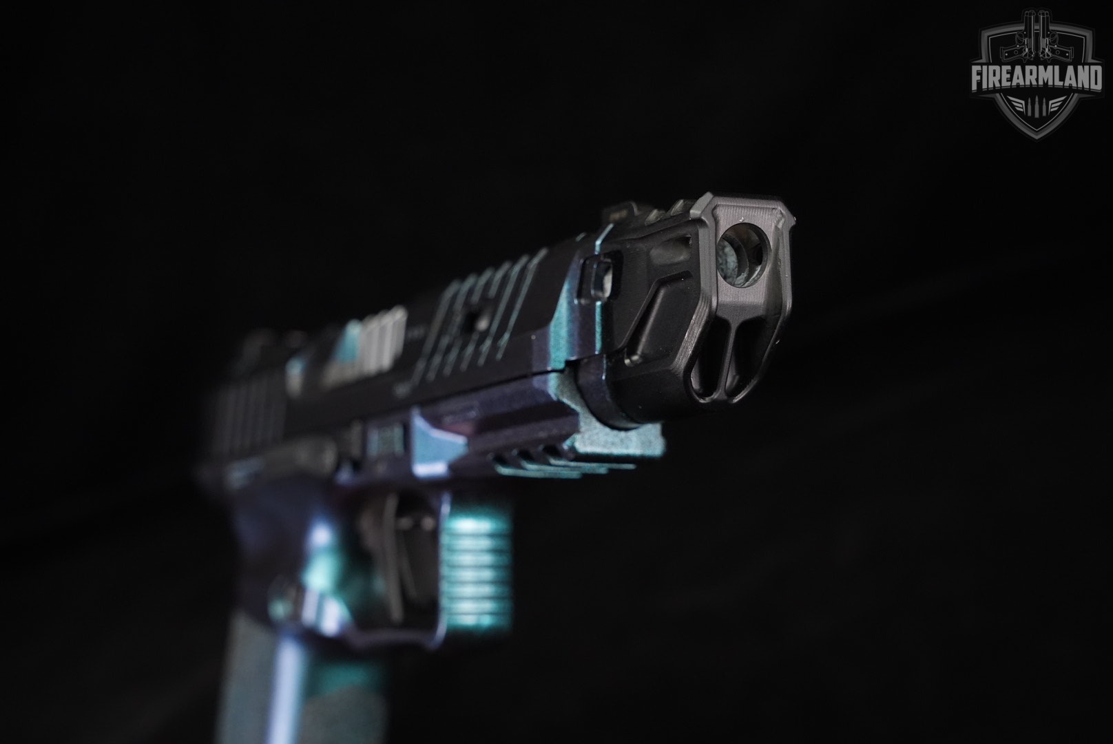 Canik METE SFT Pro Optics-Ready 9mm COMP 5" Metallic Teal/Blue +3 MAGS-img-10