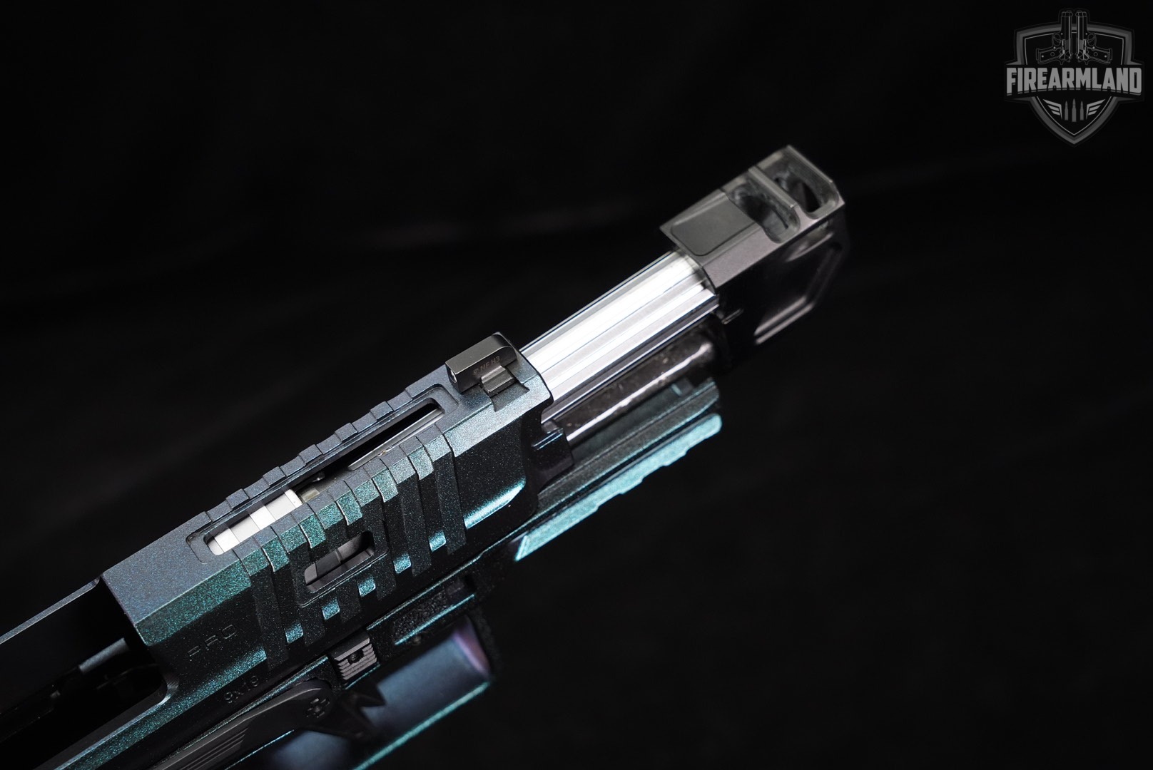 Canik METE SFT Pro Optics-Ready 9mm COMP 5" Metallic Teal/Blue +3 MAGS-img-12