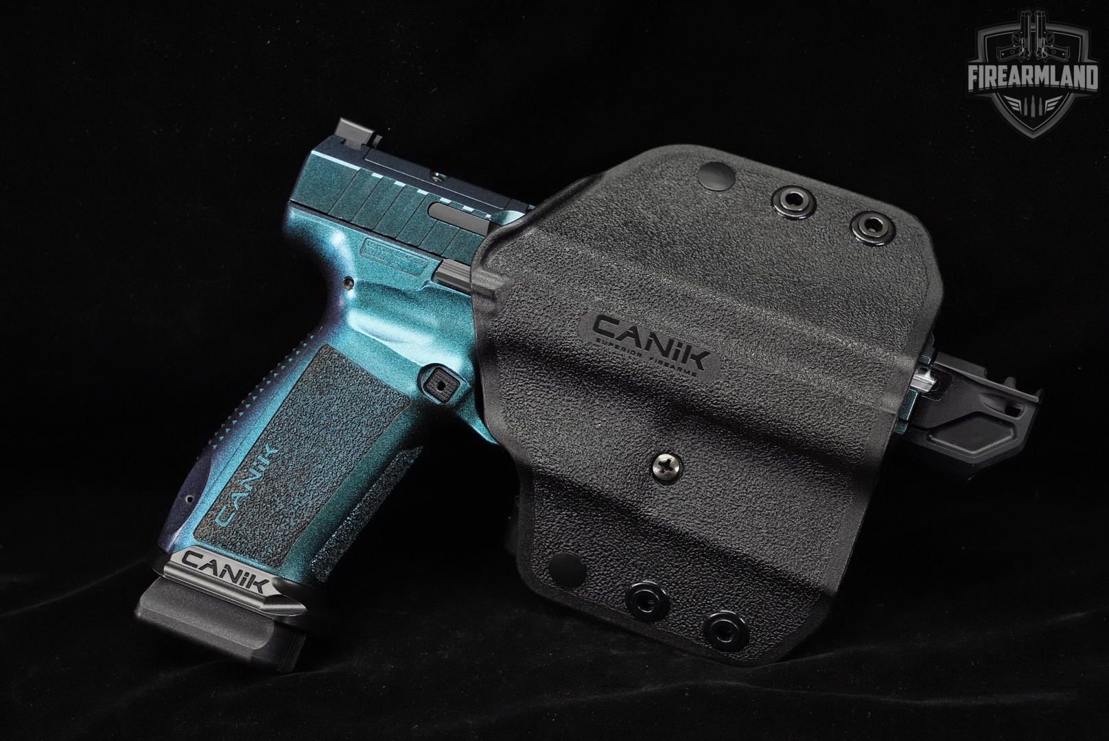 Canik METE SFT Pro Optics-Ready 9mm COMP 5" Metallic Teal/Blue +3 MAGS-img-17