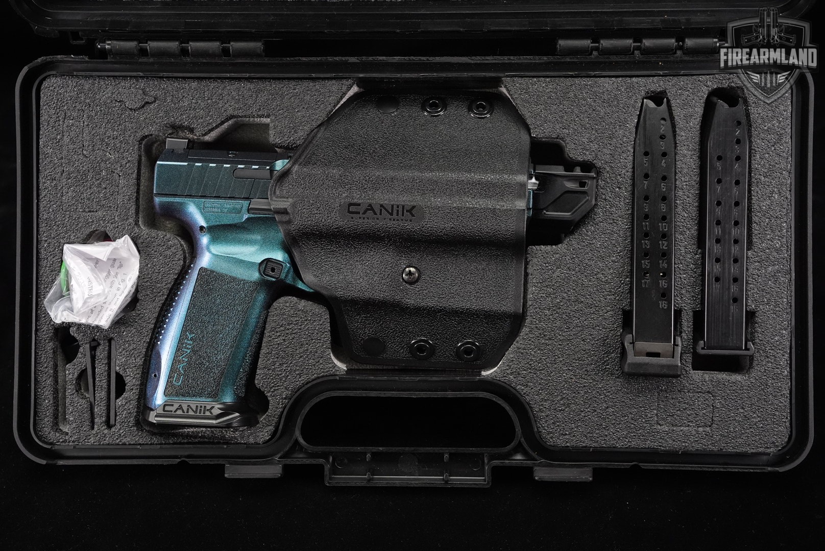 Canik METE SFT Pro Optics-Ready 9mm COMP 5" Metallic Teal/Blue +3 MAGS-img-18