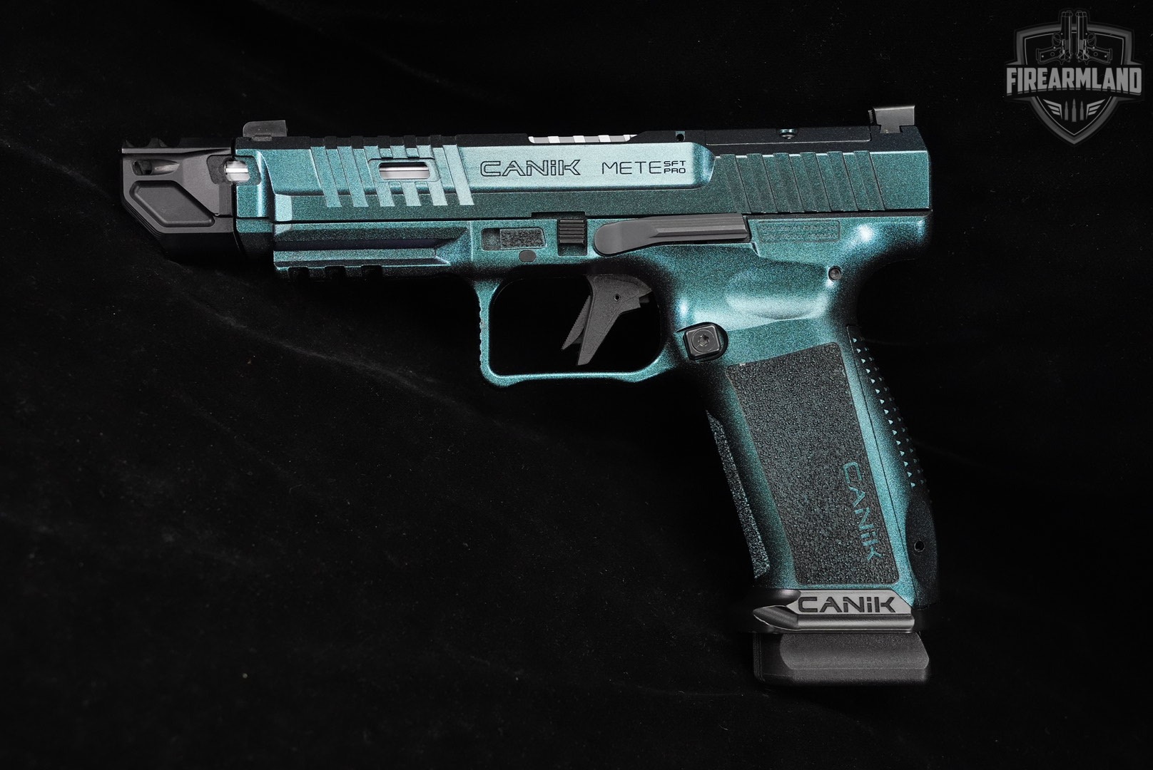 Canik METE SFT Pro Optics-Ready 9mm COMP 5" Metallic Teal/Blue +3 MAGS-img-3