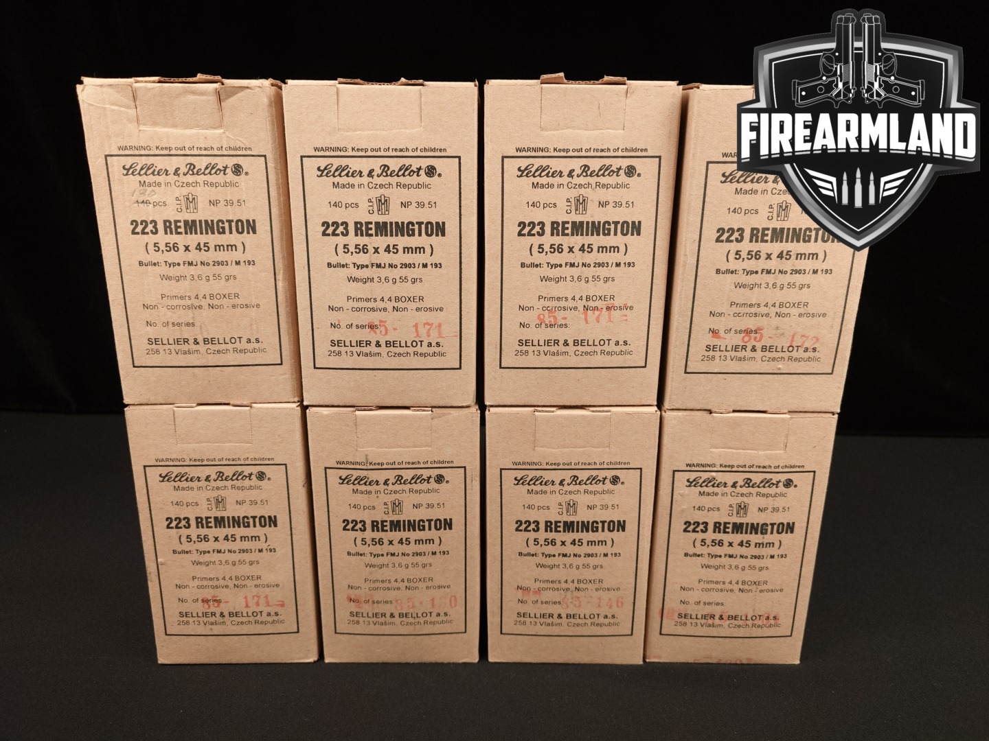 Sellier & Bellot 223 Rem Ammo .223 Rem. in New - Old Stock Condition Thumbnail