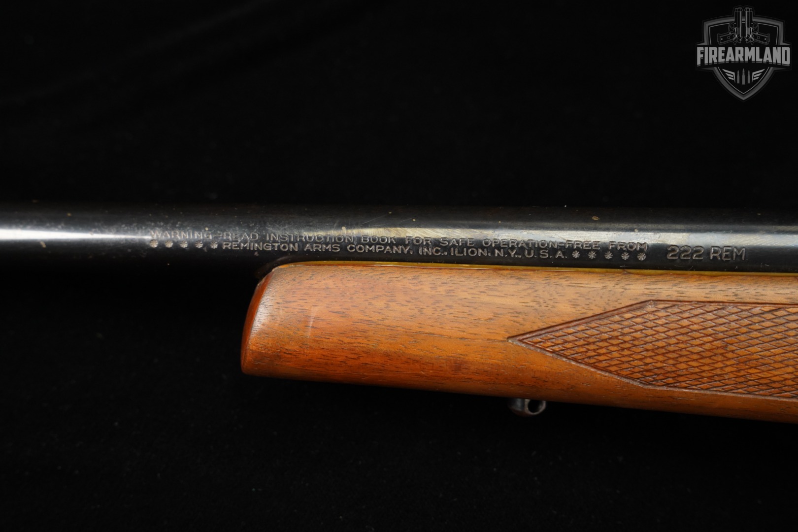 1981 Remington Model 700 ADL 222 Rem 24" Blued & Walnut M700 +SCOPE RINGS-img-19