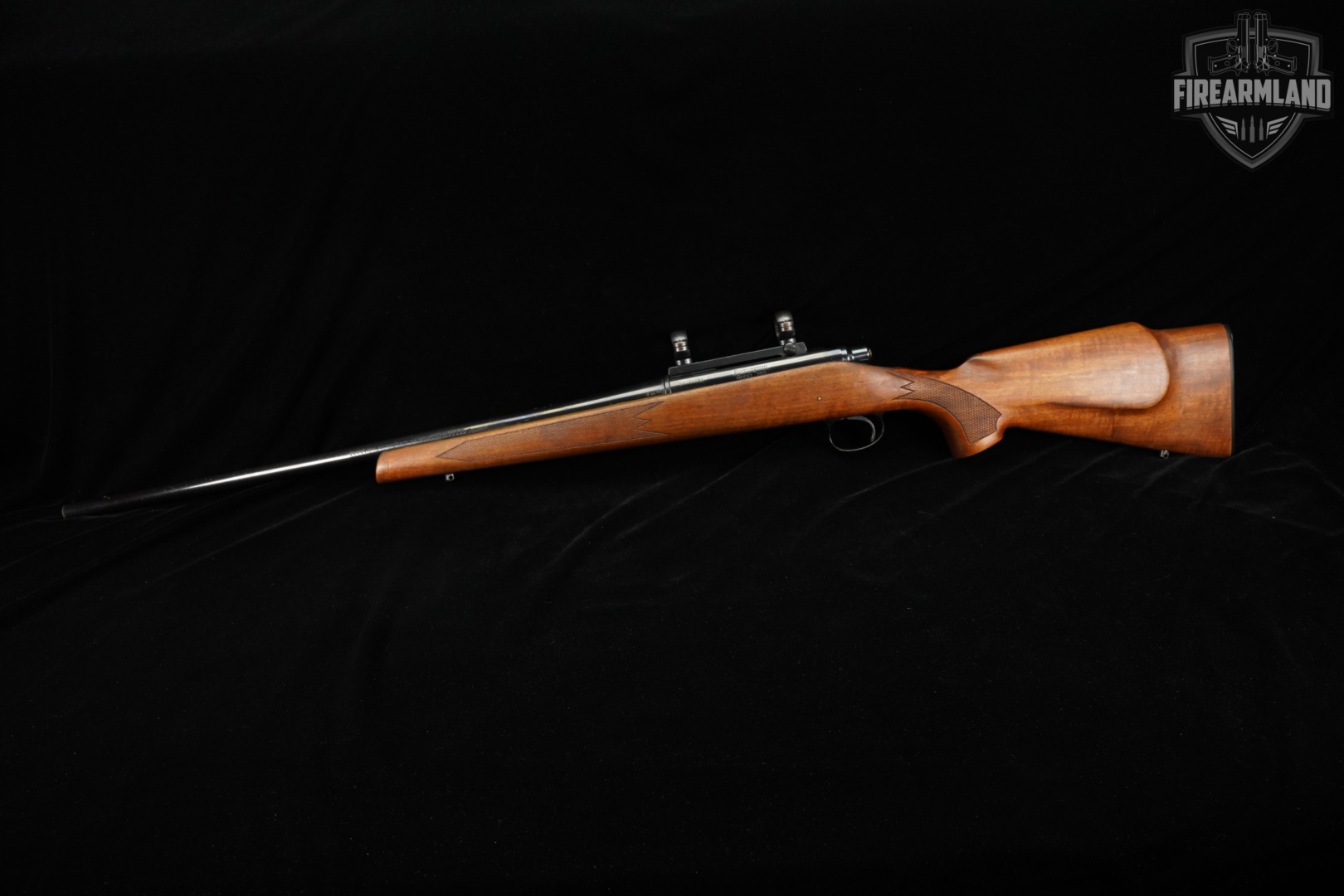 1981 Remington Model 700 ADL 222 Rem 24" Blued & Walnut M700 +SCOPE RINGS-img-2