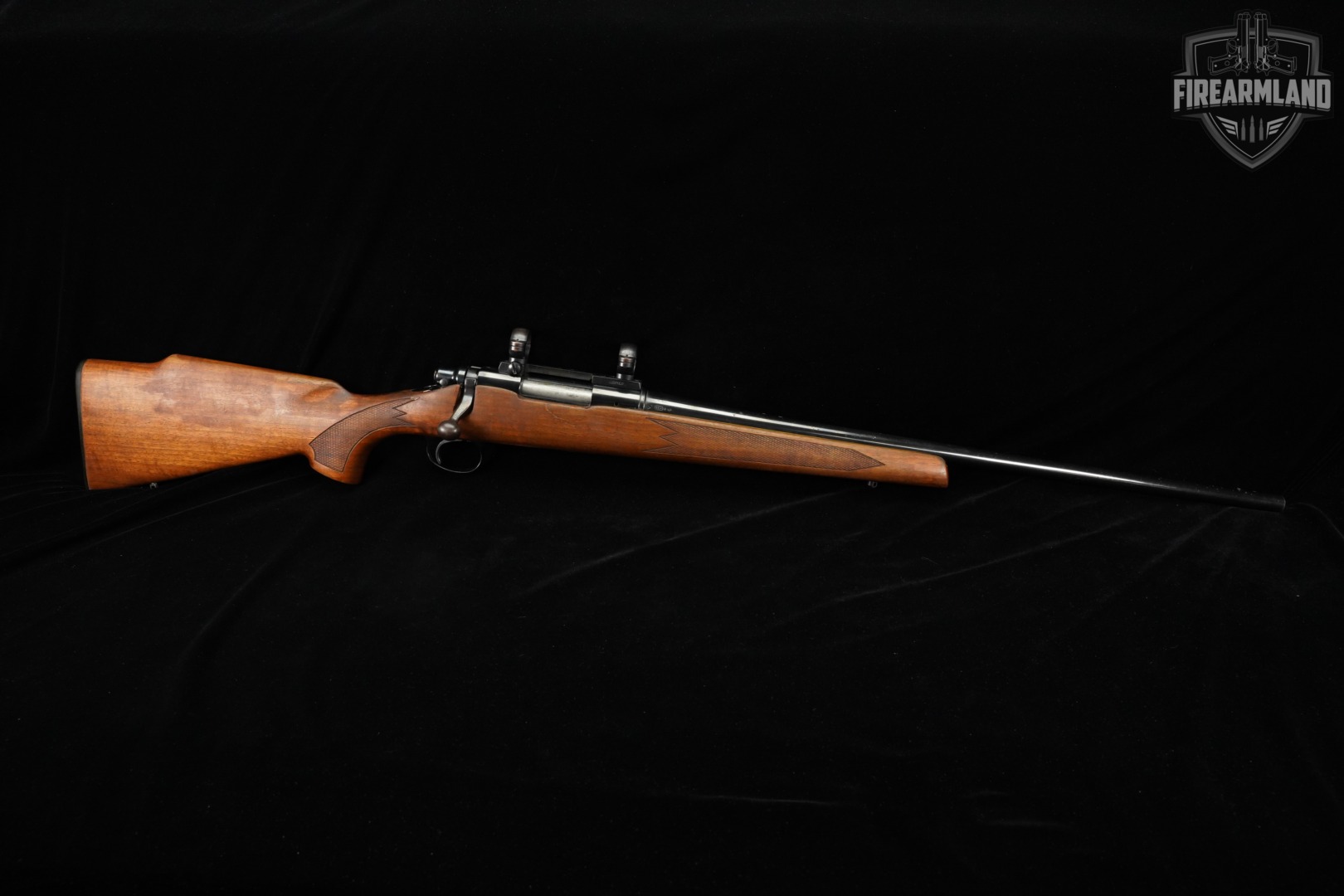 1981 Remington Model 700 ADL 222 Rem 24" Blued & Walnut M700 +SCOPE RINGS-img-3