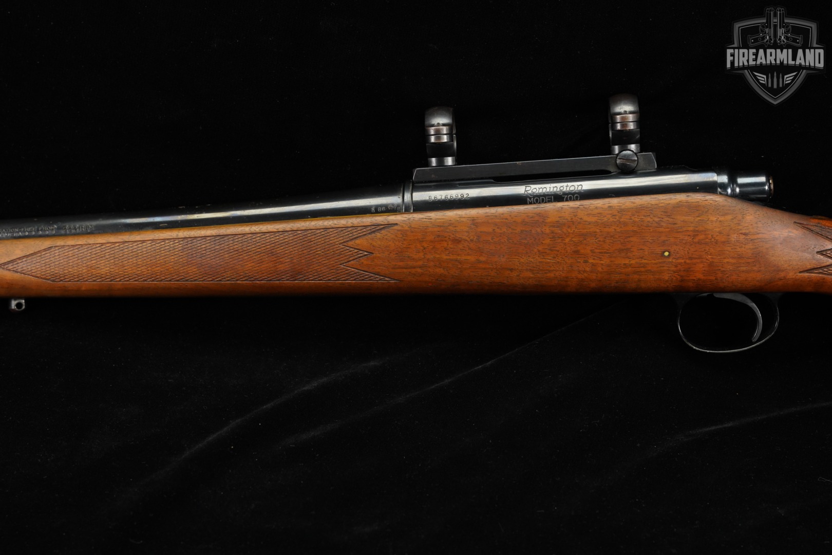 1981 Remington Model 700 ADL 222 Rem 24" Blued & Walnut M700 +SCOPE RINGS-img-8