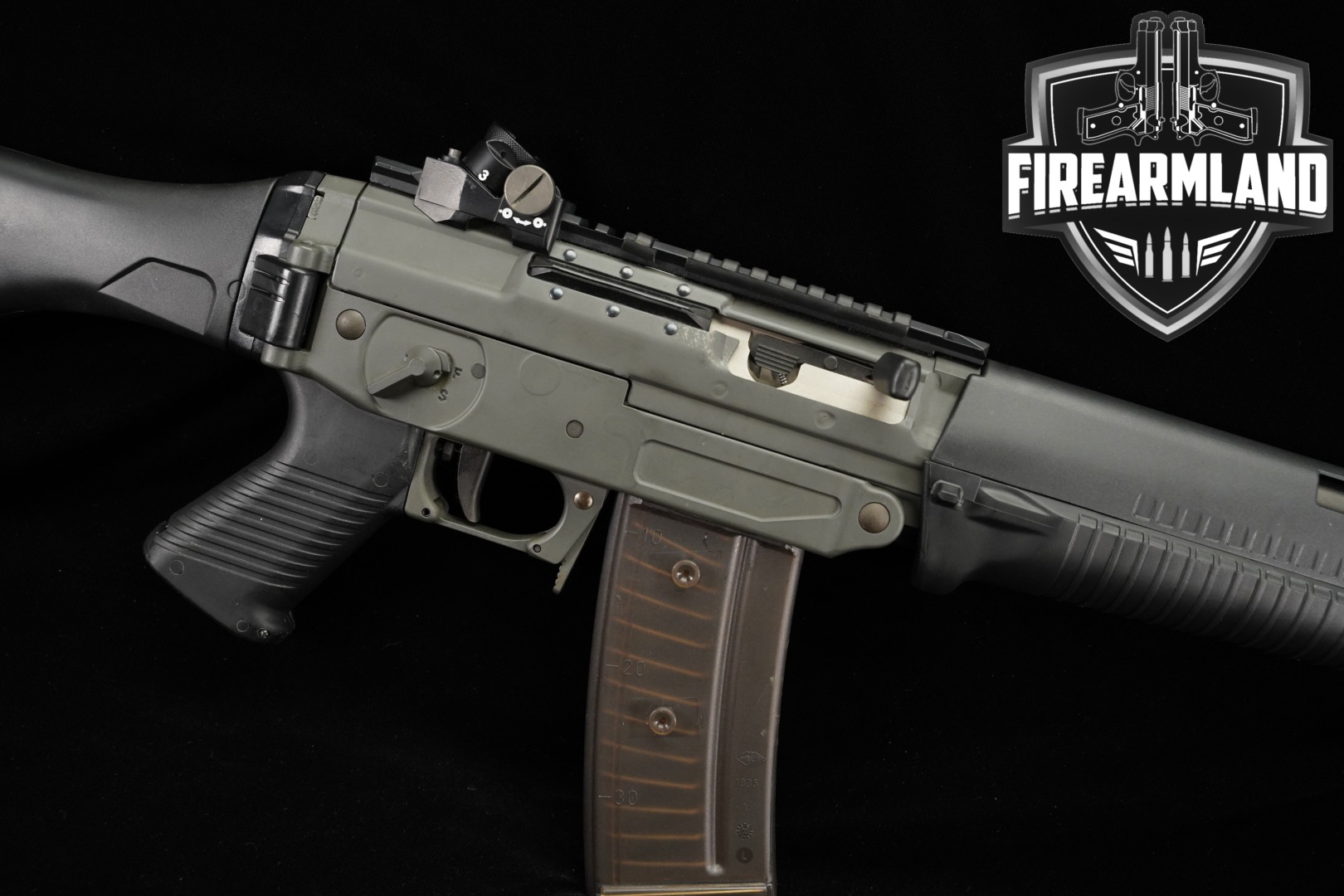 Sig Sauer SIG551-A1 Classic 5.56mm NATO Swiss Gray & Black in Very Good Condition Thumbnail
