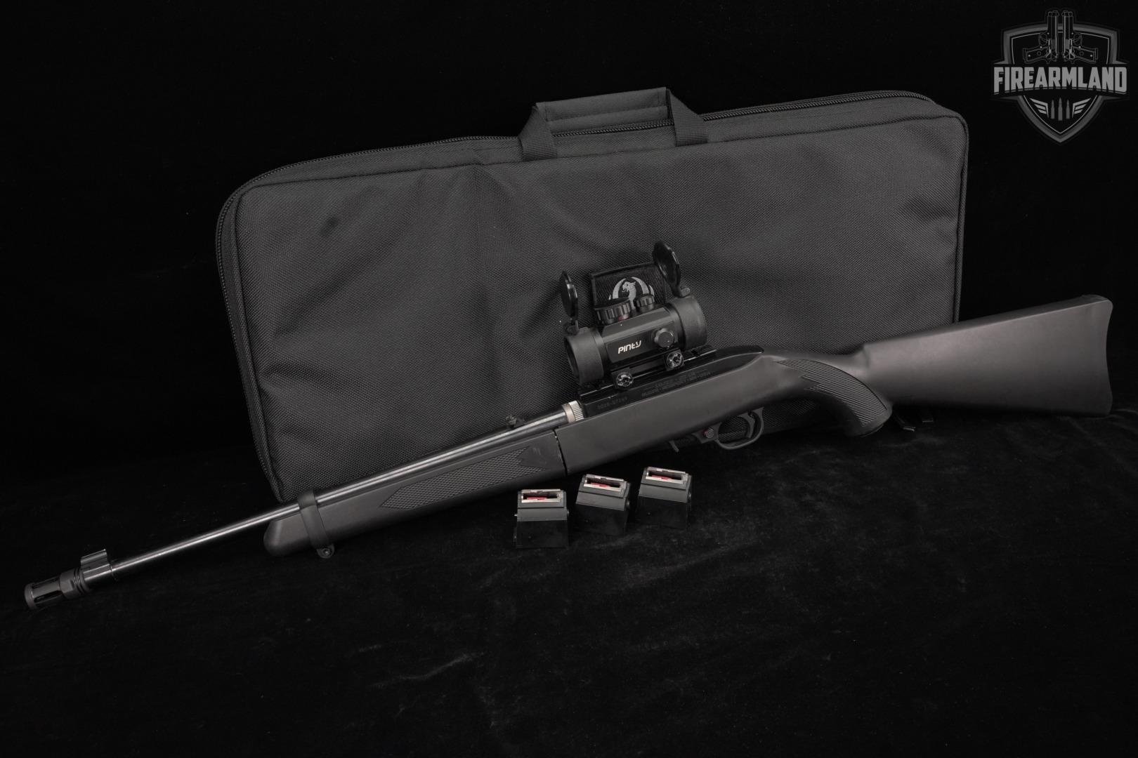 Ruger 10/22 Takedown 22LR 16.5 10 22 1022 +4 MAGS, ORIG CASE, PINTY OPTICS-img-2