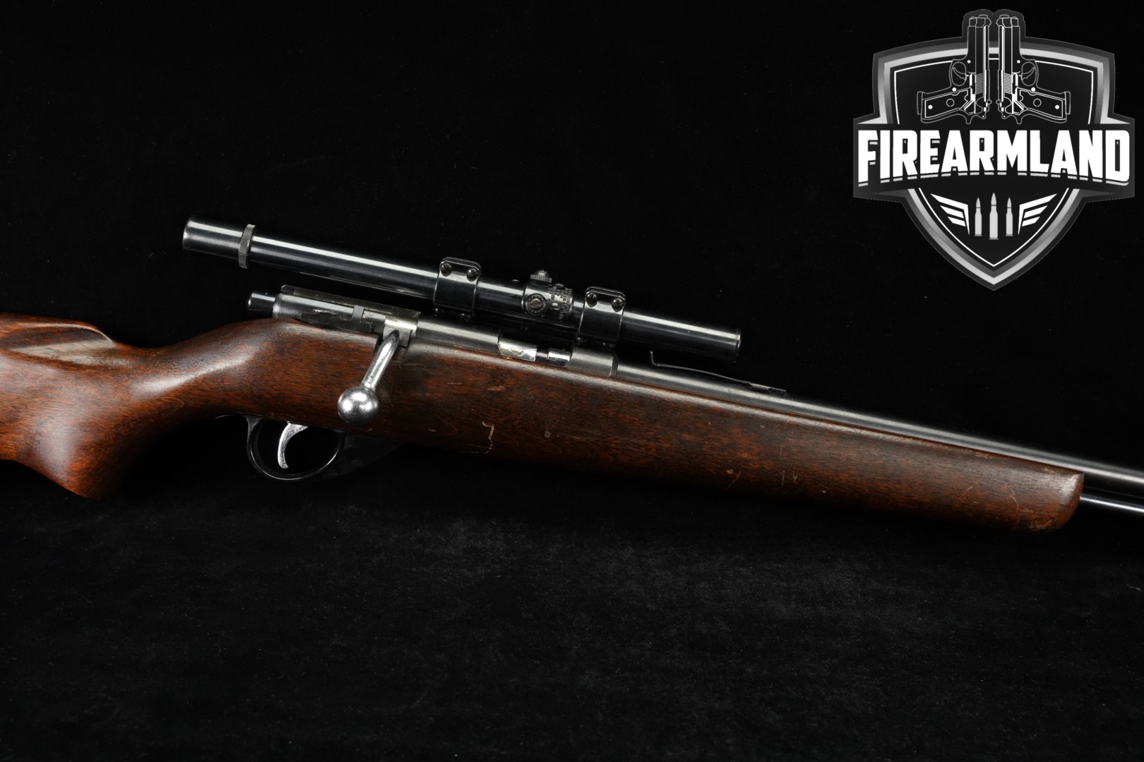 J.C. Higgins (JC Higgins) Model 103.13 .22 LR Blued & Hardwood in Fair Condition Thumbnail