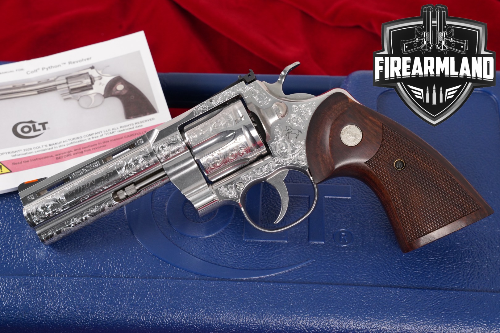DESIRED Colt Python 2020 Series; Davidson's Exclusive Engraved 357 Magnum-img-0