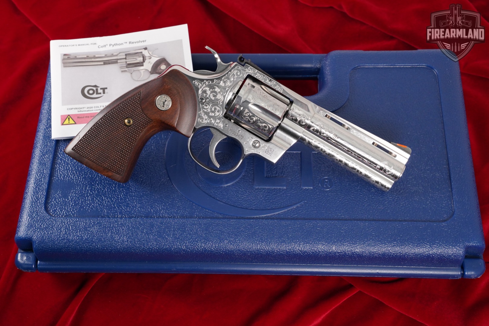 DESIRED Colt Python 2020 Series; Davidson's Exclusive Engraved 357 Magnum-img-2