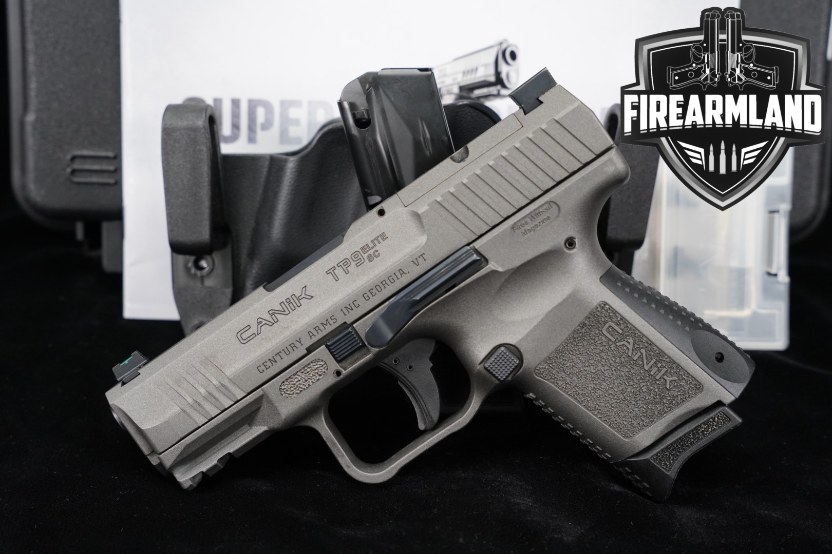 Canik TP9 Elite SC Academy Sports + Outdoors Exclusive 9mm Luger Grey in Excellent Condition Thumbnail