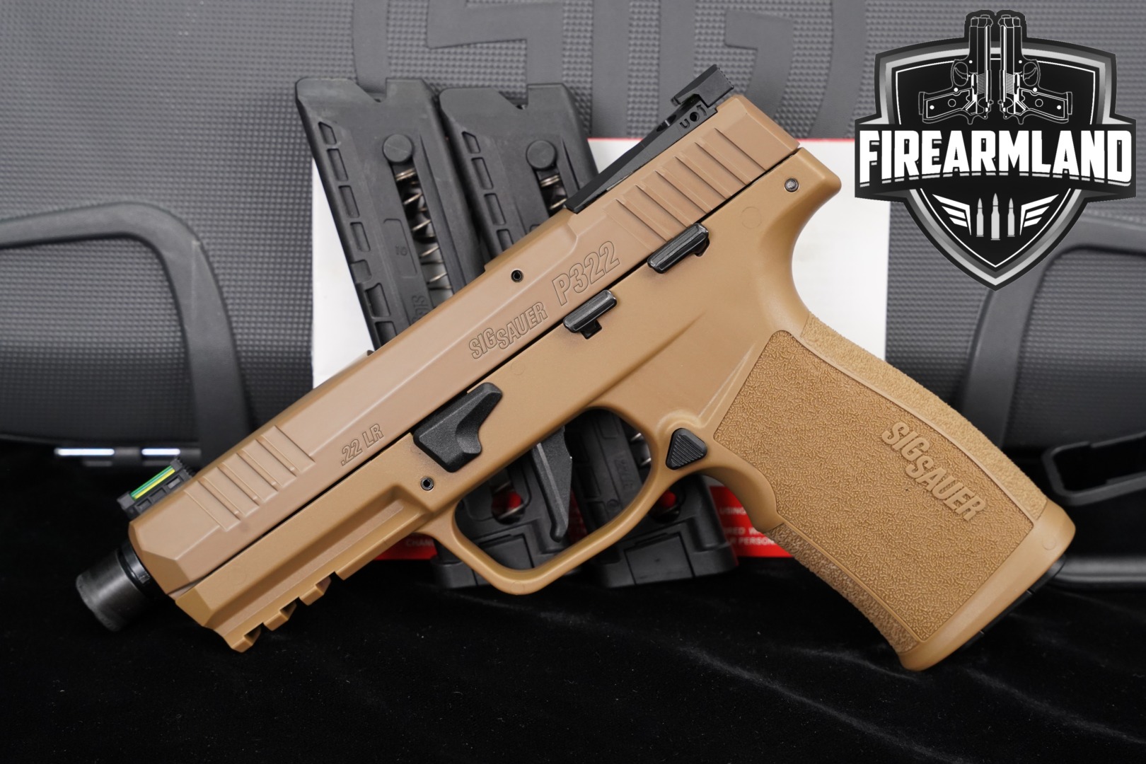 Sig Sauer P322 .22 LR Coyote Tan in Excellent Condition Thumbnail