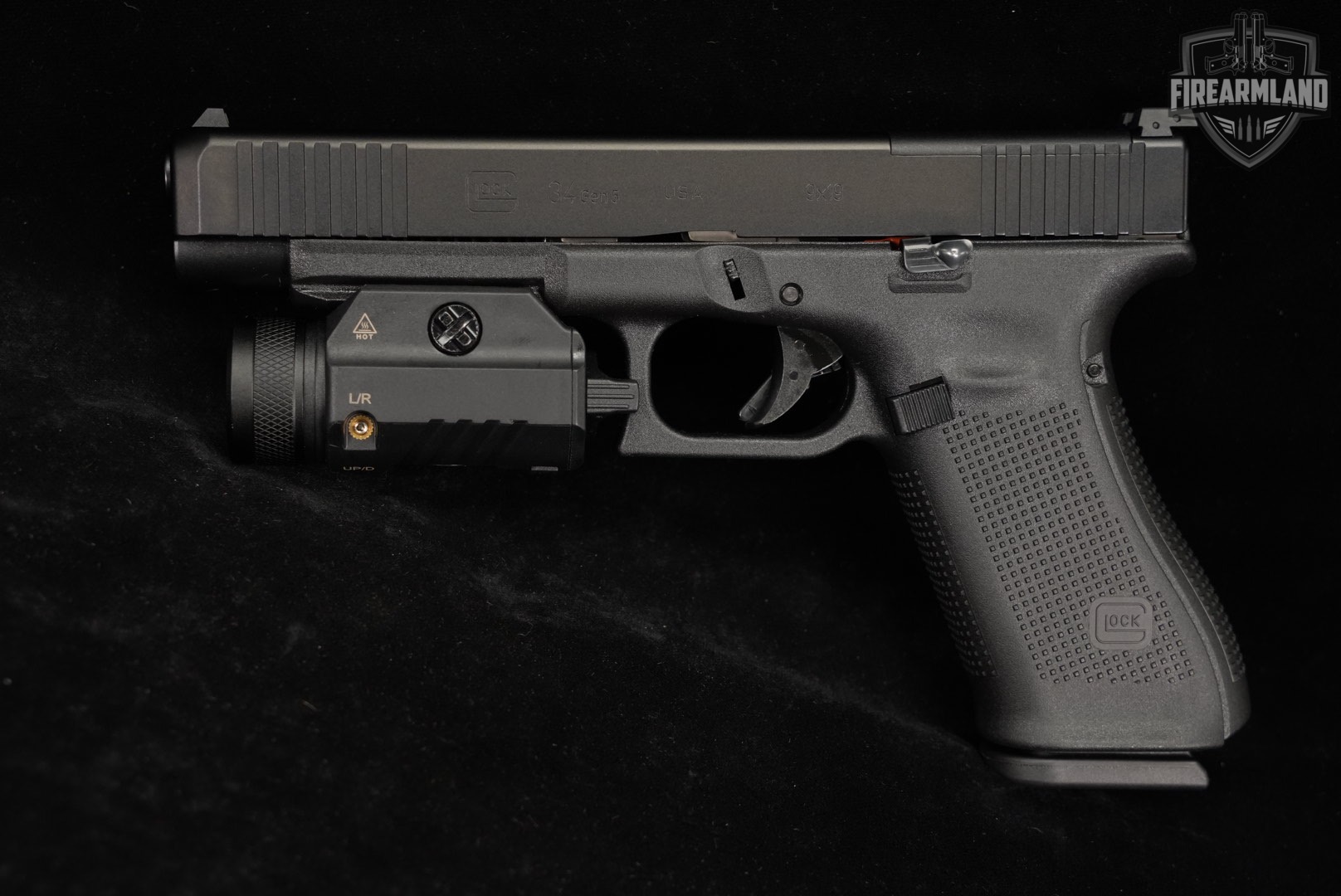 Glock 34 Gen5 MOS G34 Gen 5 9mm 5.31" GMB +4 MAGS, LASER, LIGHT-img-3
