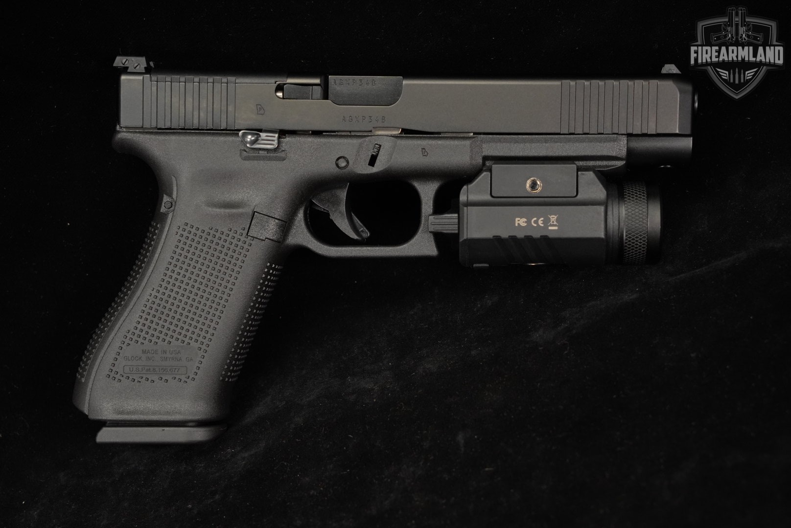 Glock 34 Gen5 MOS G34 Gen 5 9mm 5.31" GMB +4 MAGS, LASER, LIGHT-img-4