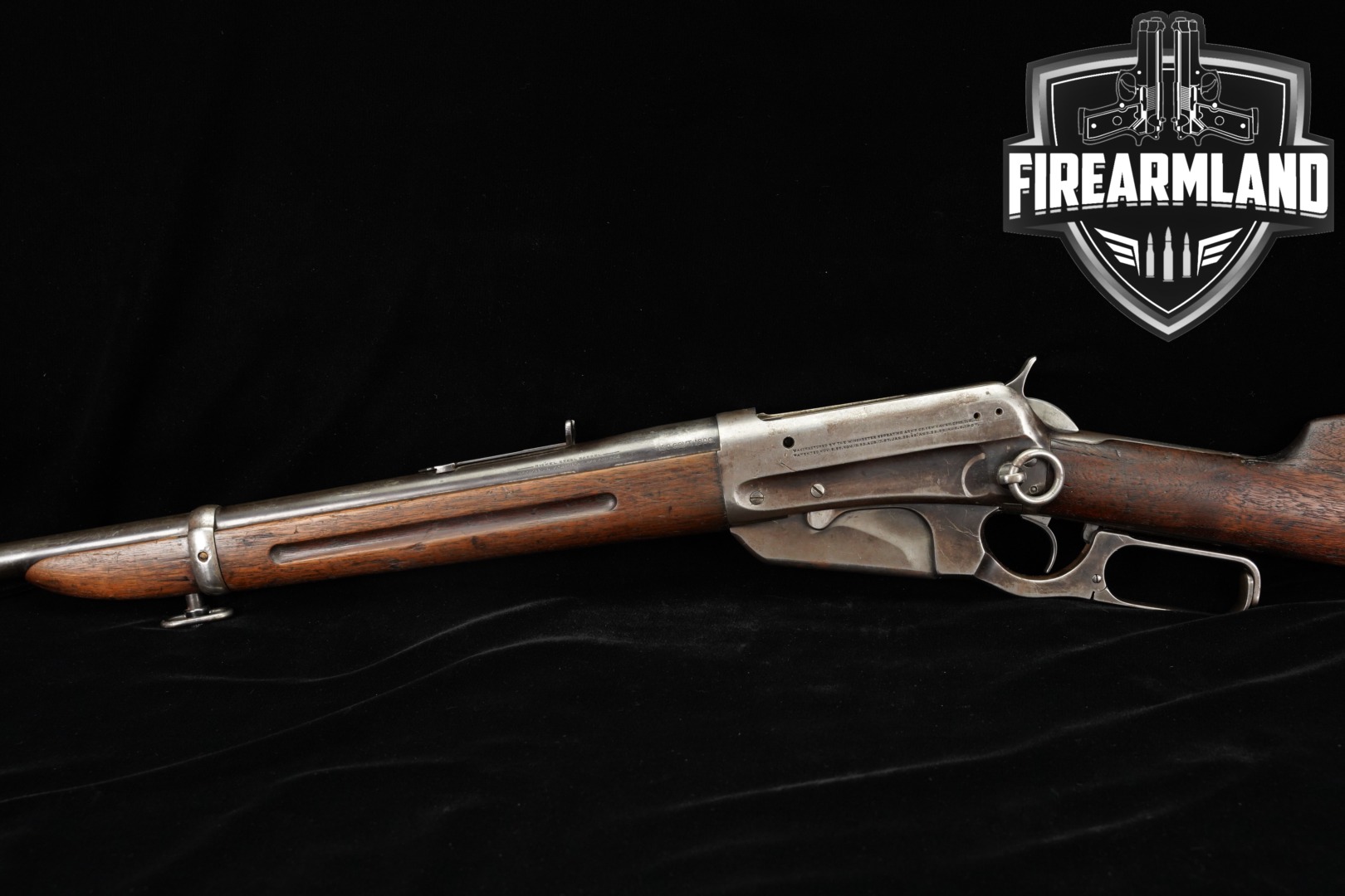 1915 Winchester Repeating Arms Model 1895 Saddle Ring Carbine .30-06 Wood in Poor Condition Thumbnail
