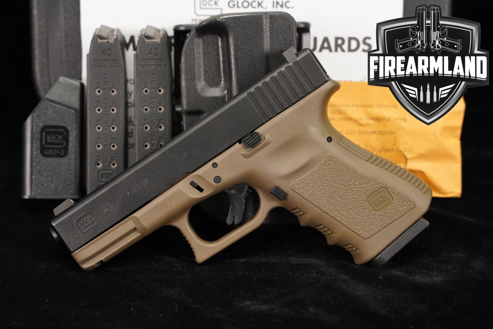 Glock G23 Gen 3 .40 S&W FDE in Excellent Condition Thumbnail