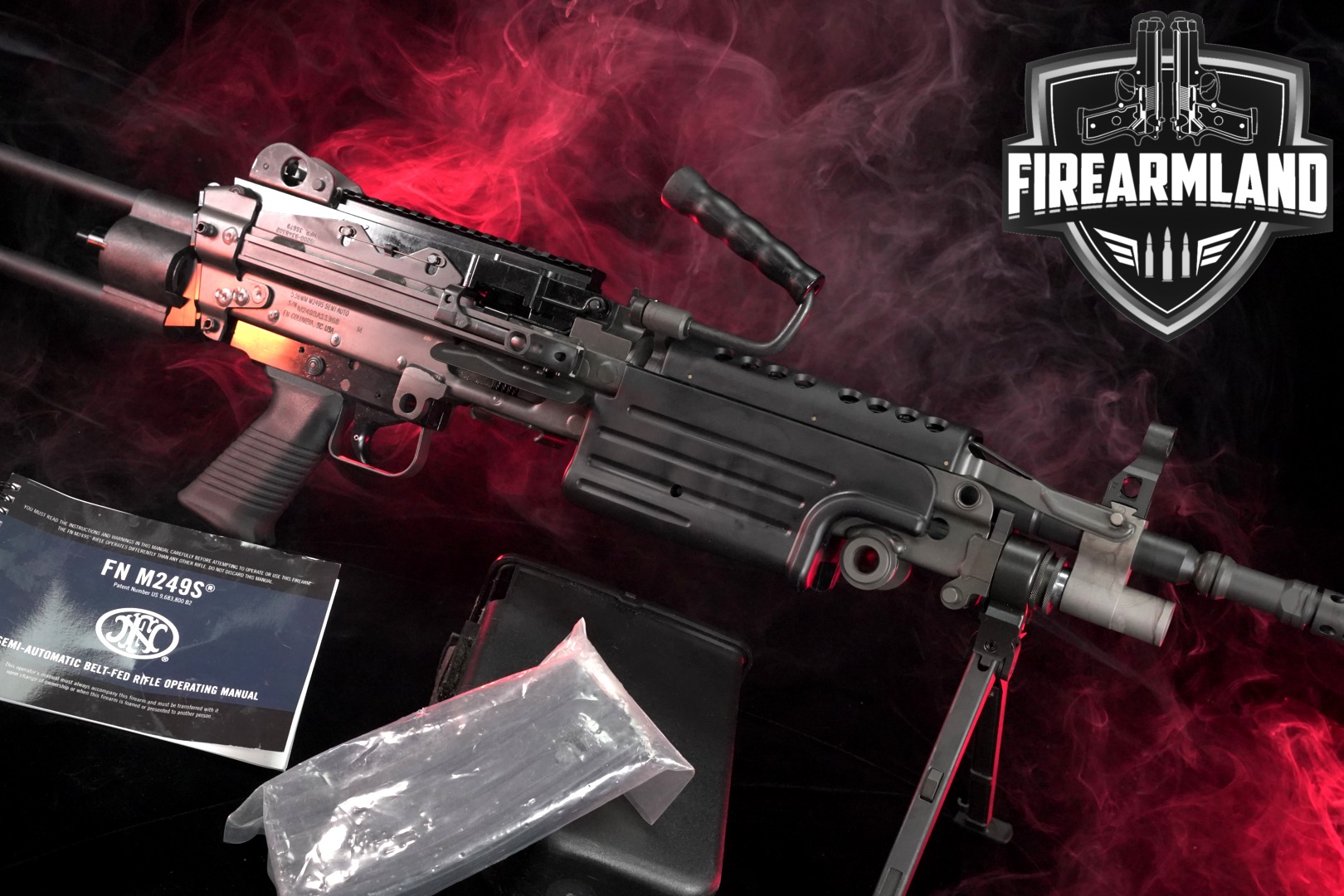 DESIRED FN M249S Para 5.56 NATO M249-S SAW +ORIG BOX-img-0