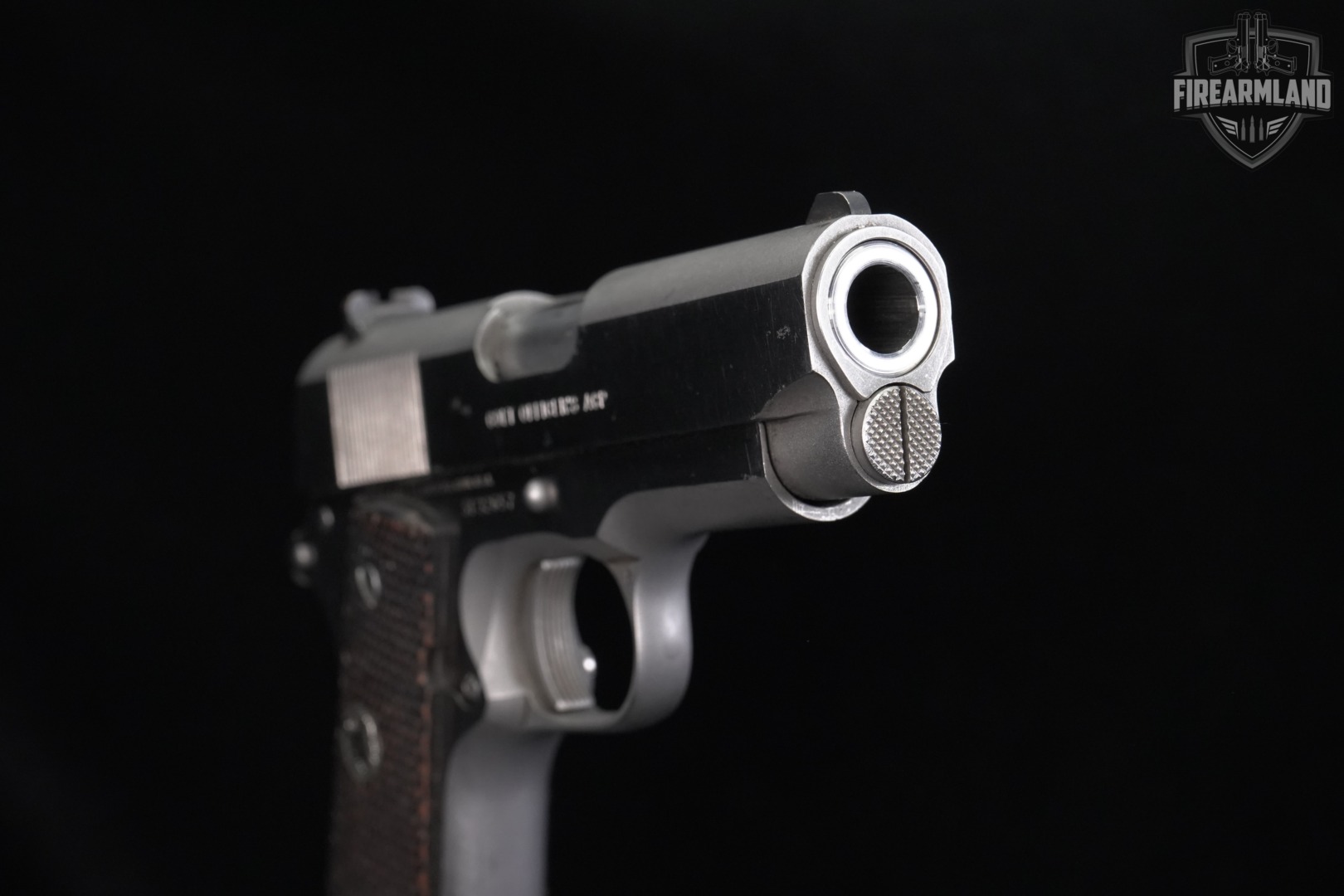 中古 美品 R.E.G. O-K ALL STAINLESS 45 Used Colt Officer's ACP MK IV, Series 80 Auction | FirearmLand