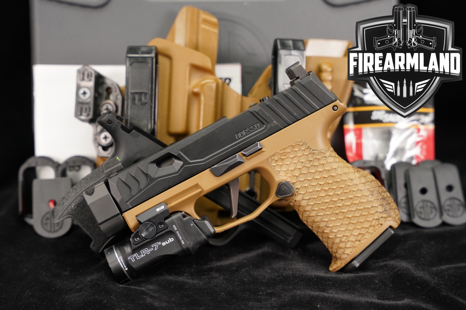 Sig Sauer P365 Manual Safety 9mm Luger Two-Tone FDE in Very Good Condition Thumbnail