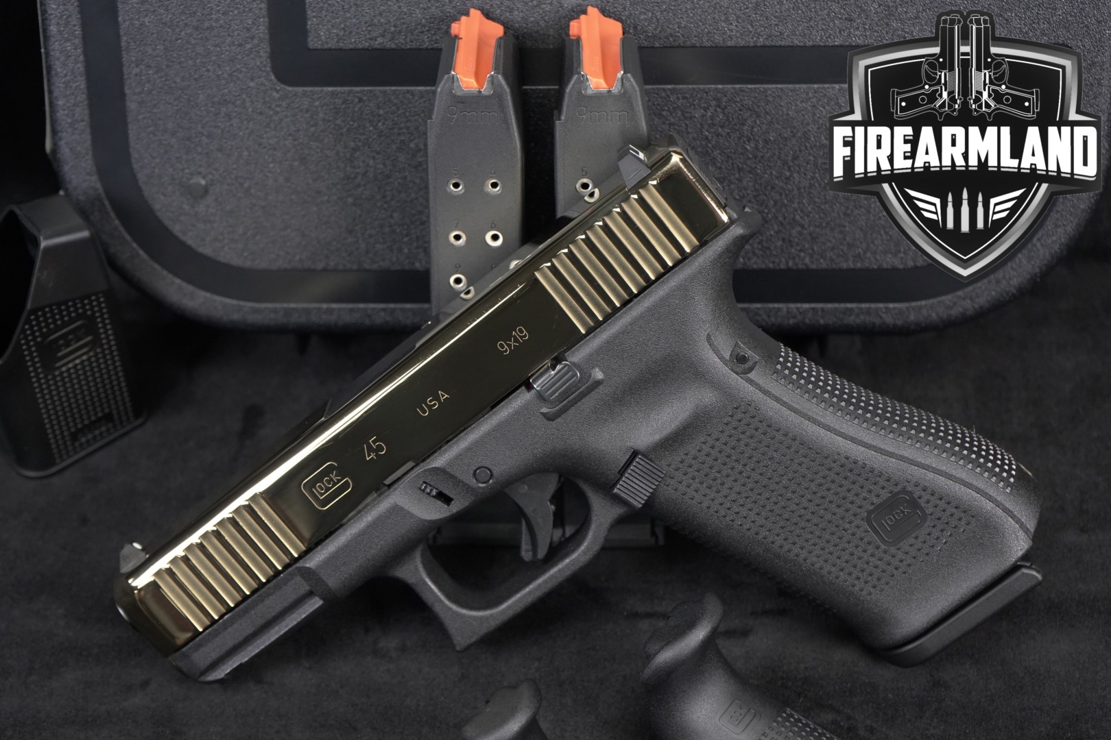 Glock G45 Gen5 9mm Luger Two-Tone Gold in Very Good Condition Thumbnail