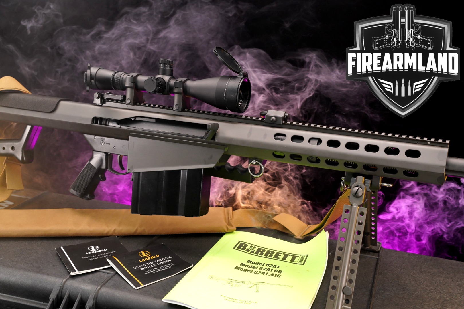 2019 Barrett Model 82A1 .50 BMG Blued in Excellent Condition Thumbnail