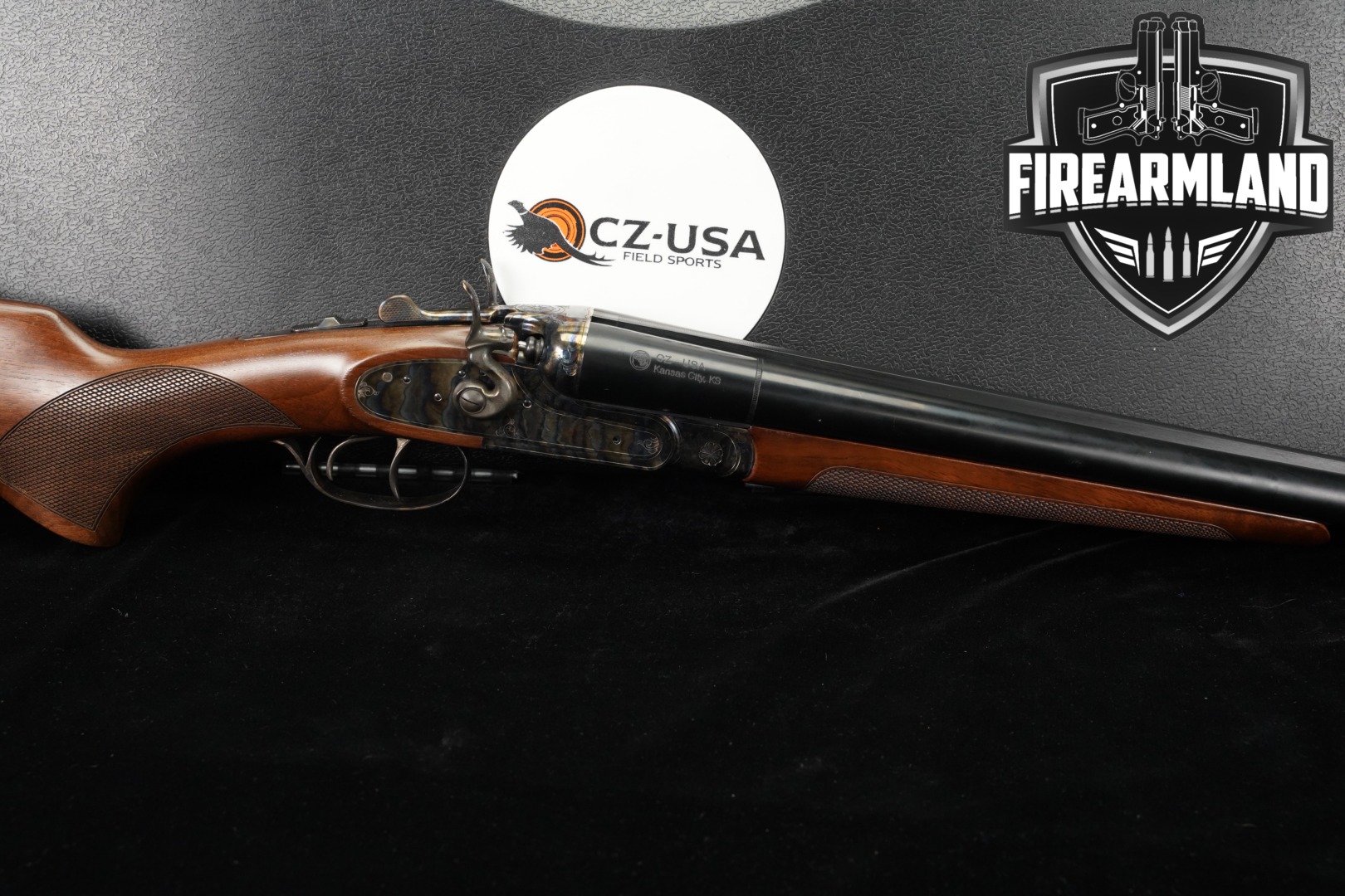 CZ Hammer Coach Gun 12-Gauge 20" SxS +ORIG CASE-img-0