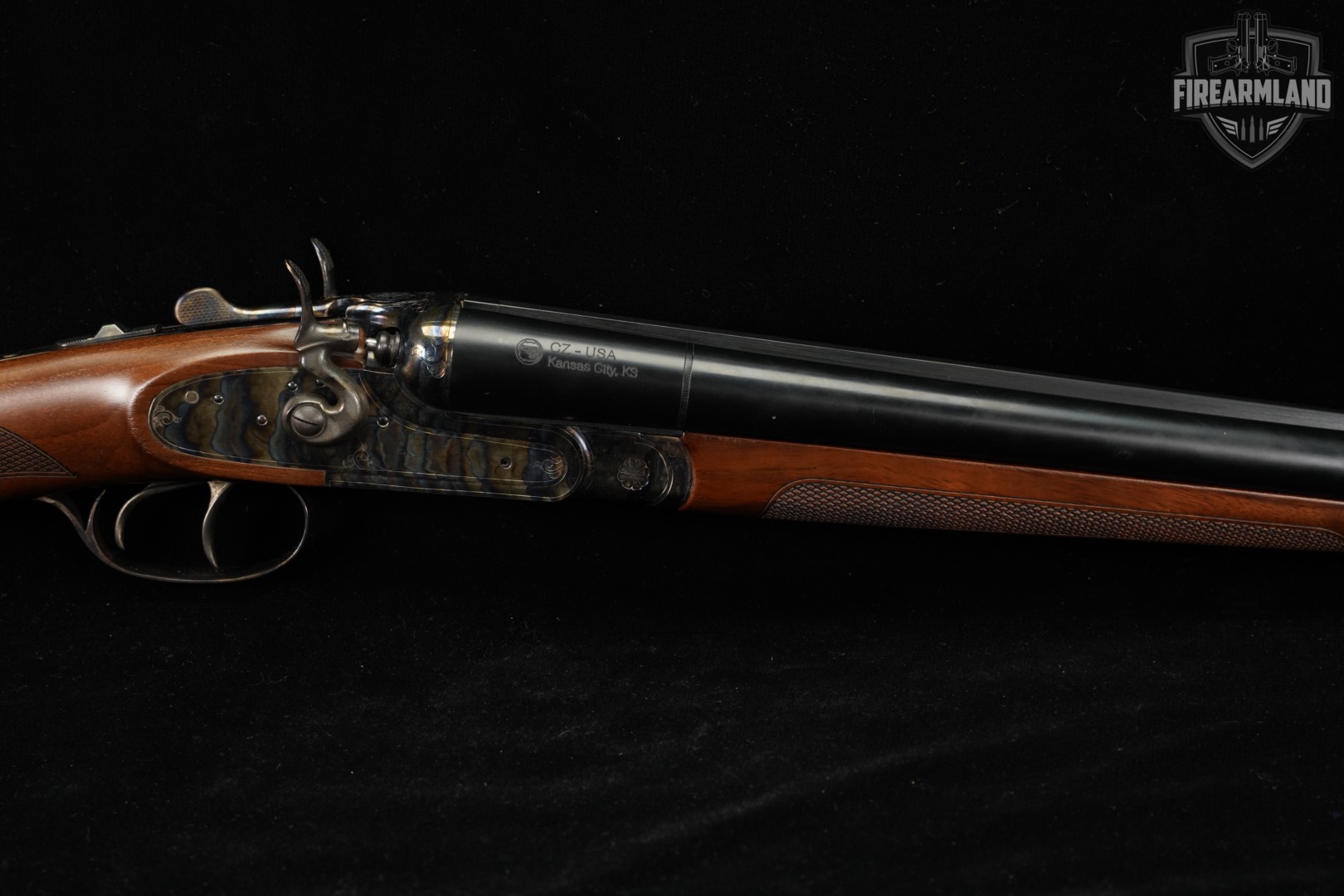 CZ Hammer Coach Gun 12-Gauge 20" SxS +ORIG CASE-img-4