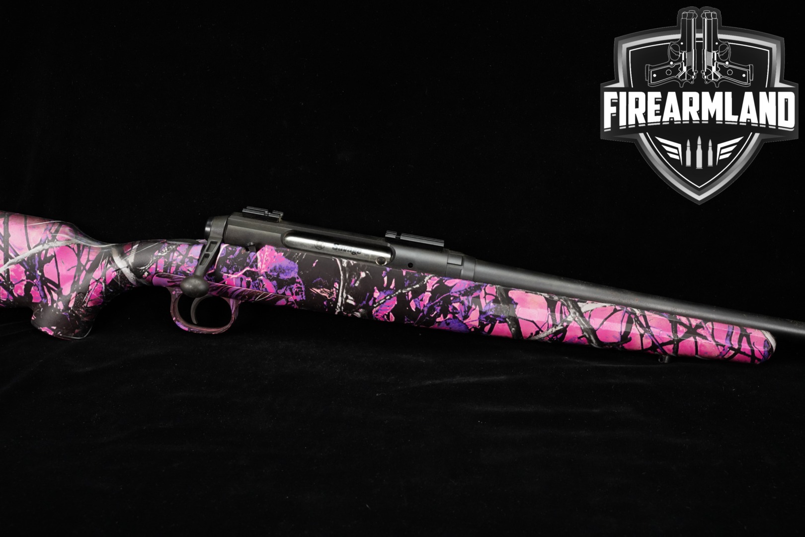 Savage Arms Axis Compact Muddy Girl Camo 243 Win 20"-img-0