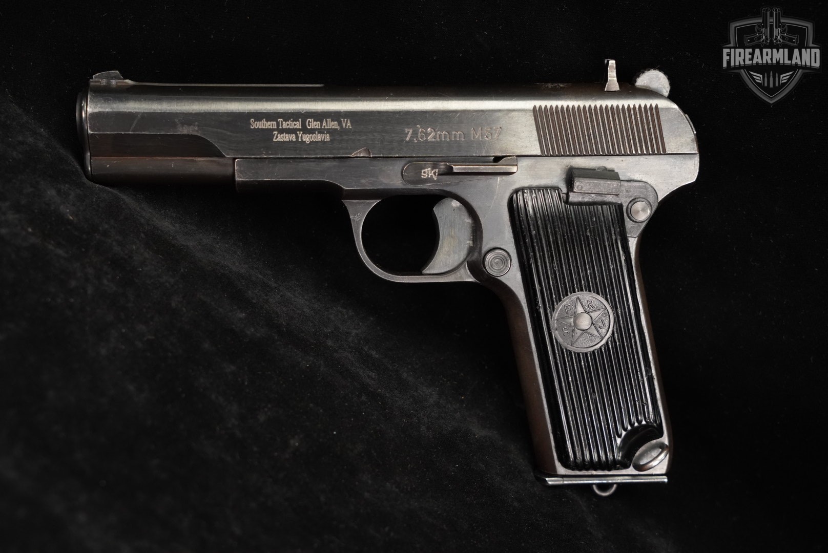 1965 Zastava Arms M57 7.62X25mm Tokarev 4.6" Blued TT33 TT-33-img-2