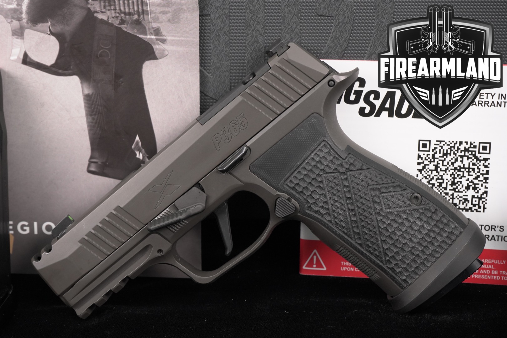 Sig Sauer P365 AXG Legion 9mm Luger Gray in Excellent Condition Thumbnail