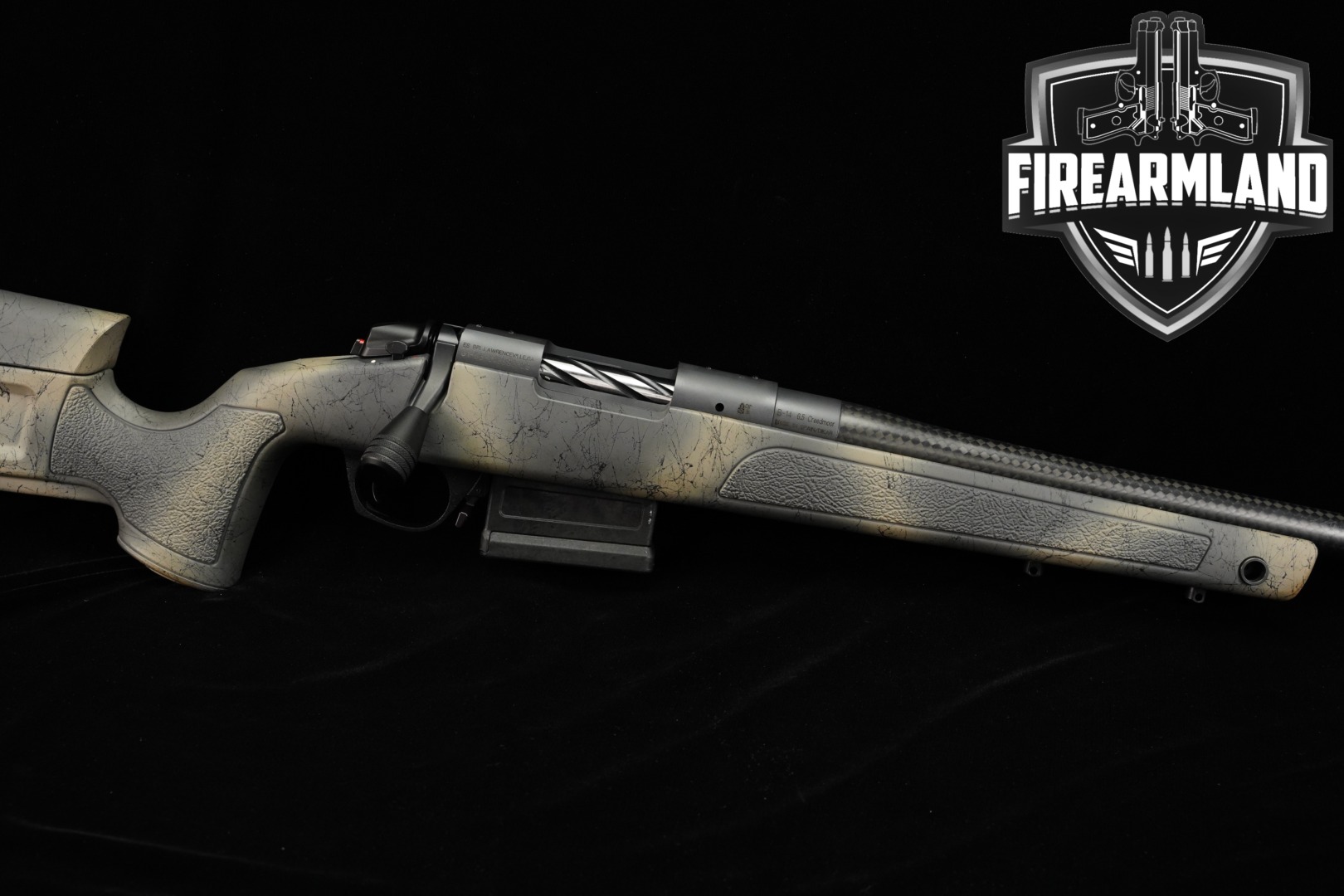 Bergara B-14 Wilderness HMR Carbon 6.5 Creedmoor Sniper Gray Cerakote in Very Good Condition Thumbnail