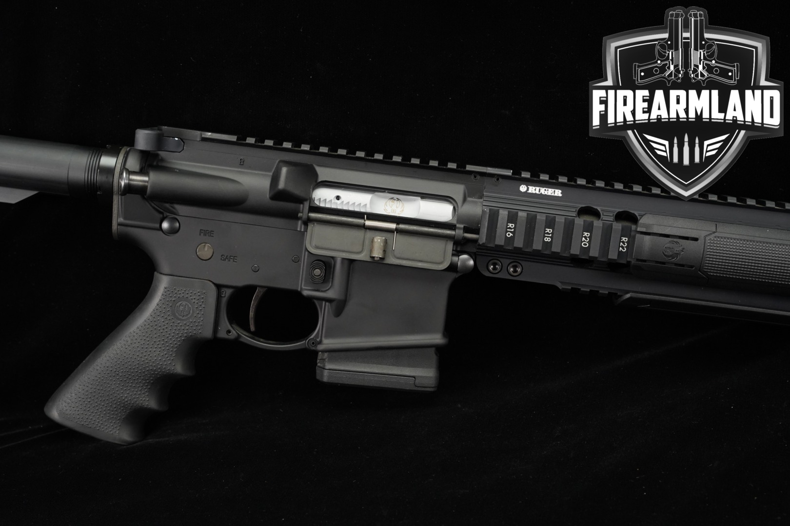 Ruger SR-556 5.56 NATO AR-15 AR15 SR556 Short-Stroke Piston +2 MAGS-img-0