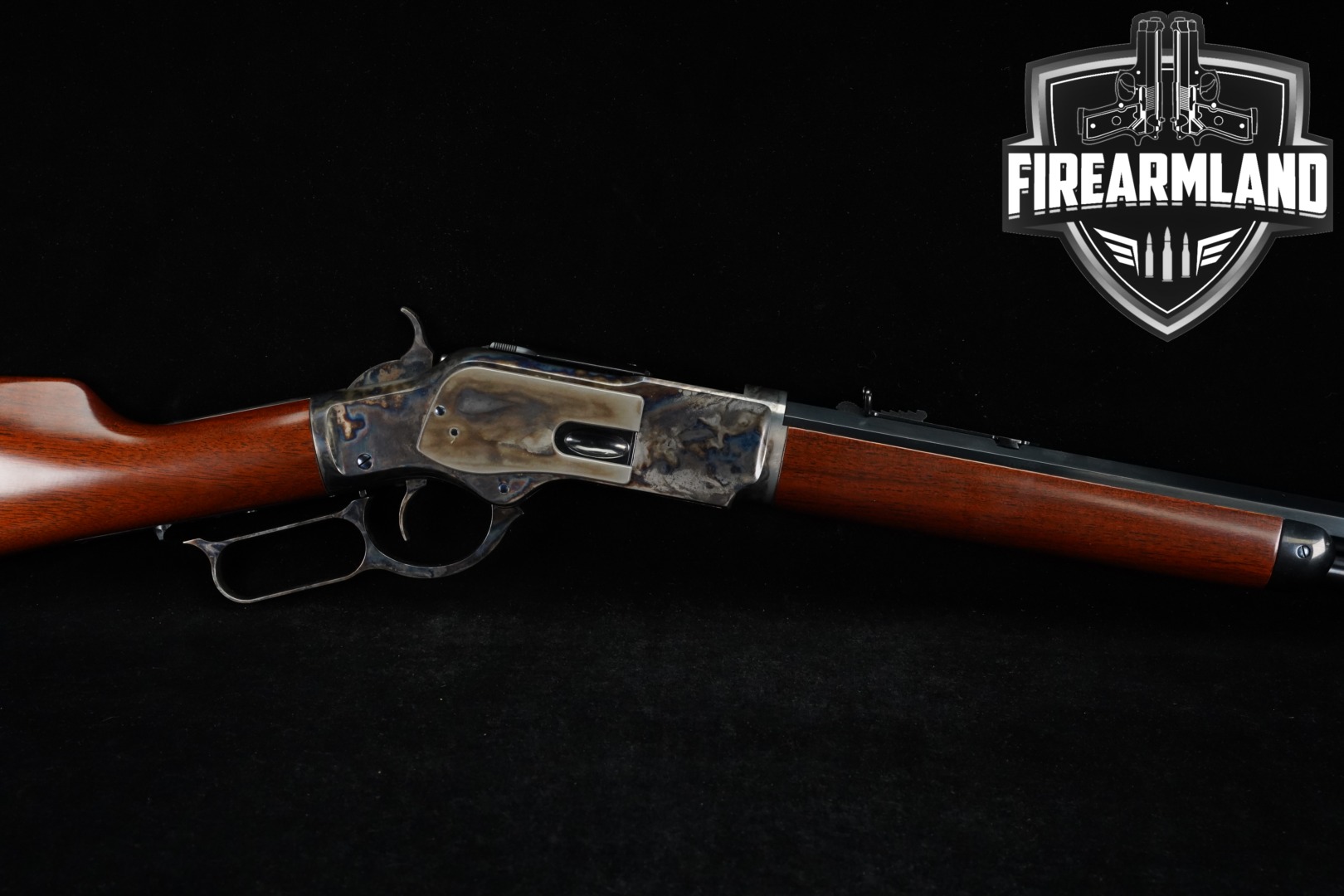 Cimarron Firearms Model 1873 Short Rifle .357 Mag. Color Case Hardened in Very Good Condition Thumbnail