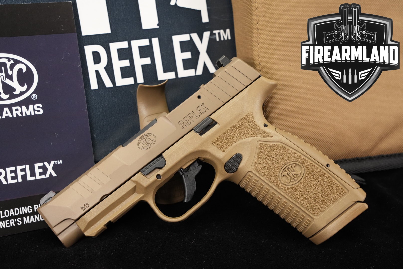 FN America, LLC (FN) Reflex XL, No Manual Safety 9mm Luger FDE in Very Good Condition Thumbnail