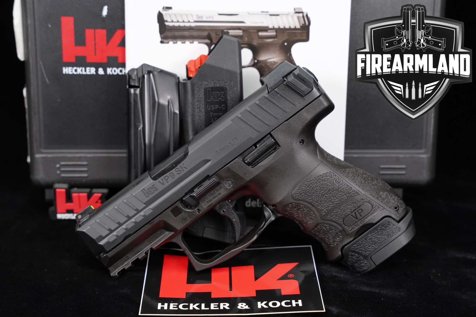 Heckler & Koch (H&K, HK) VP9SK 9mm Luger Black in Excellent Condition Thumbnail
