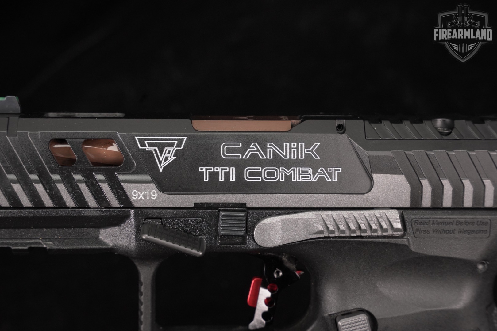 Canik TTI Combat Smoke 9mm Optics-Ready COMP 4.75" +3 MAGS, ORIG CASE-img-15