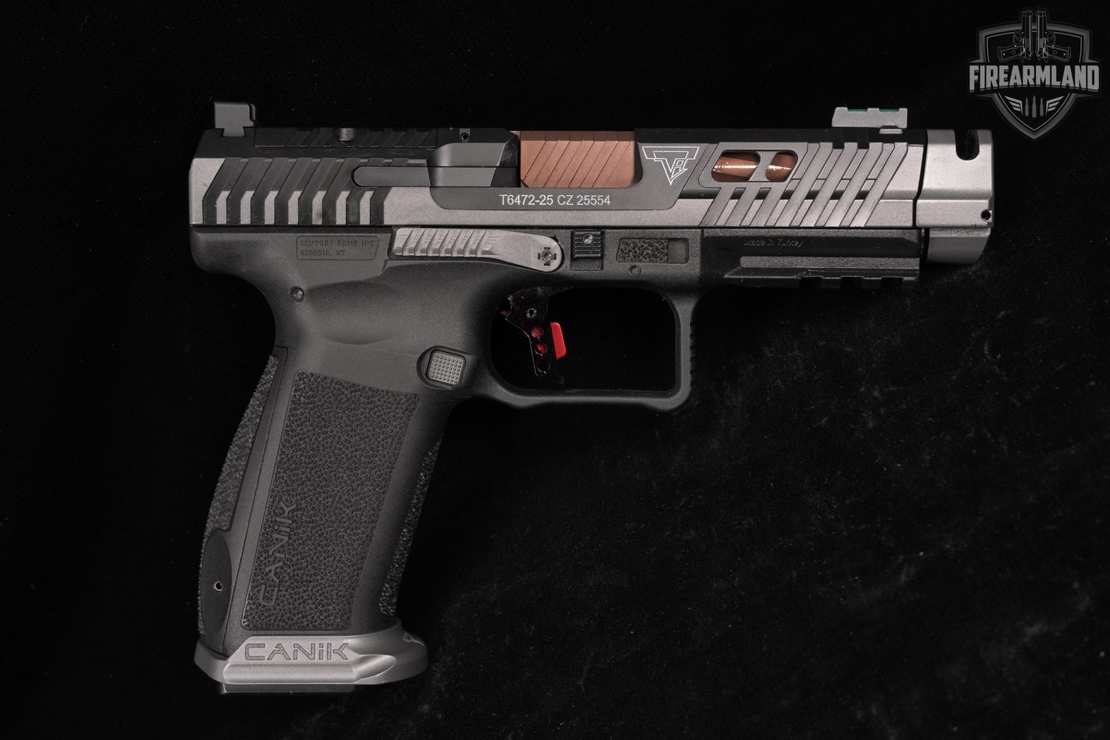 Canik TTI Combat Smoke 9mm Optics-Ready COMP 4.75" +3 MAGS, ORIG CASE-img-4