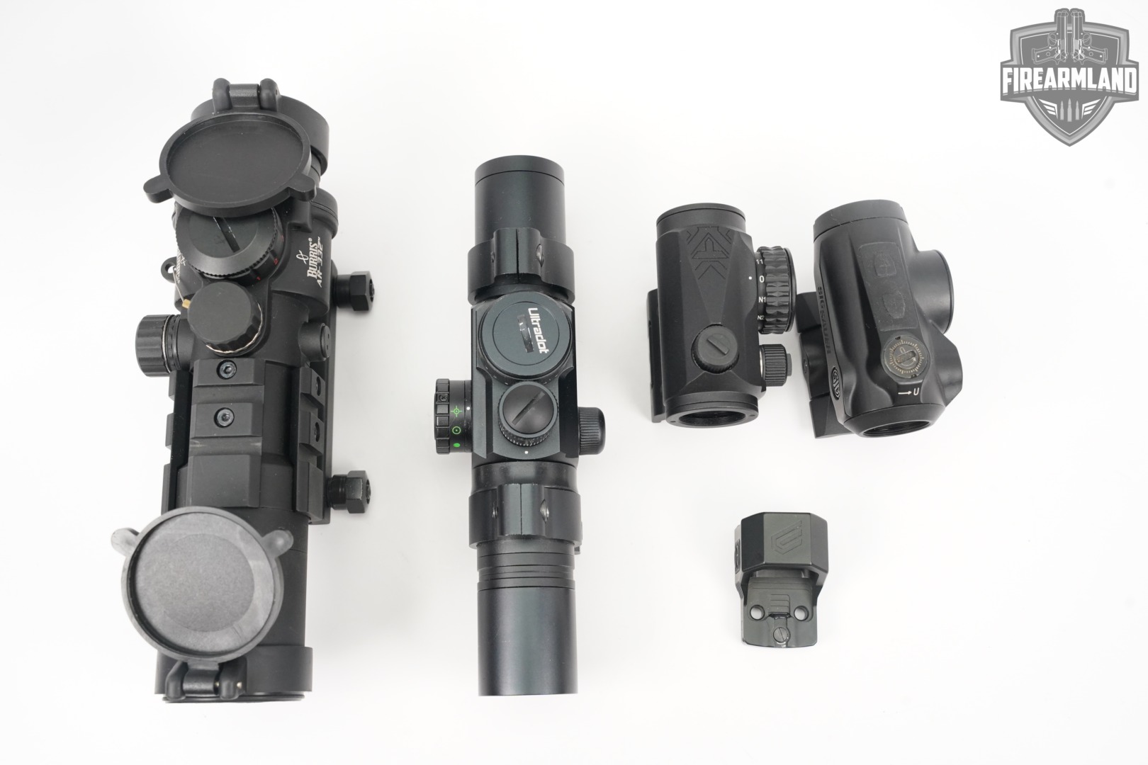 FIVE RED DOT SIGHT LOT 5 Pack Ultradot Burris Cyelee Vortex Sig Sauer RDS-img-3