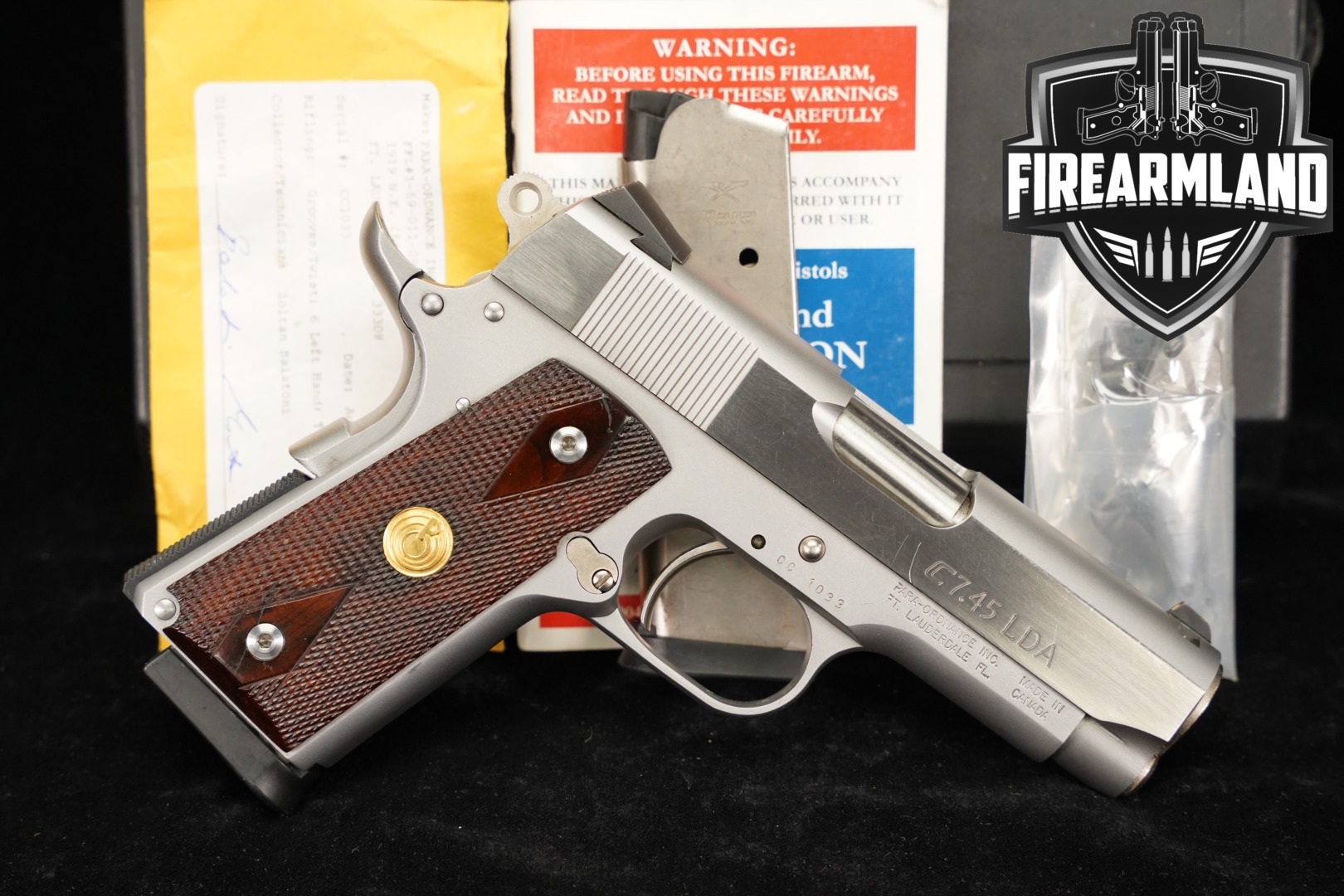 Para Ordnance C7.45 LDA Companion 45 ACP 1911 3.5 CZ45 +2 MAGS & ORIG CASE-img-0